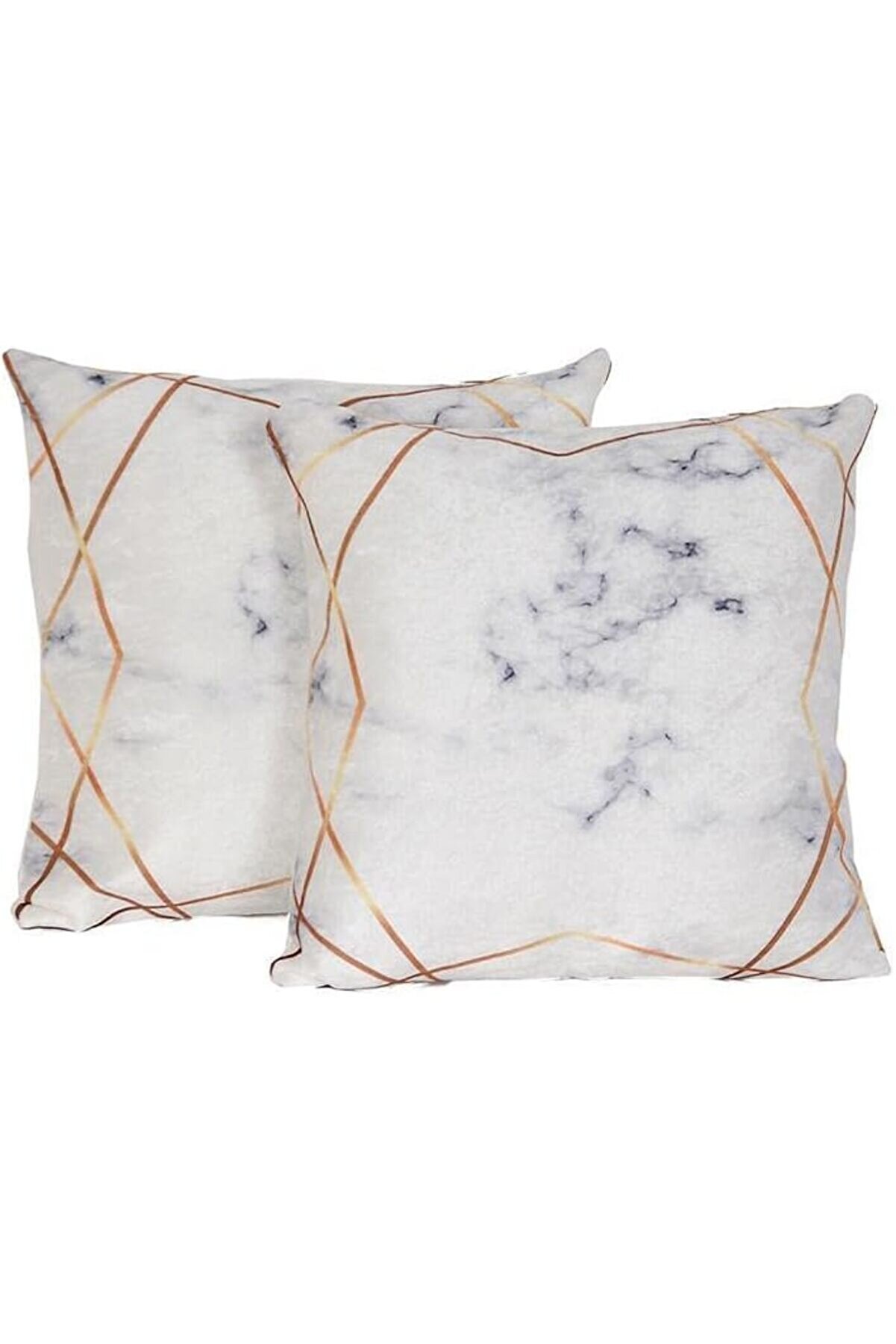 STOREMAX ynsShoping diyarı Stars 2 Li Kadife Kırlent Kılıfı Beyaz CD457008 NewTrrending 1178227