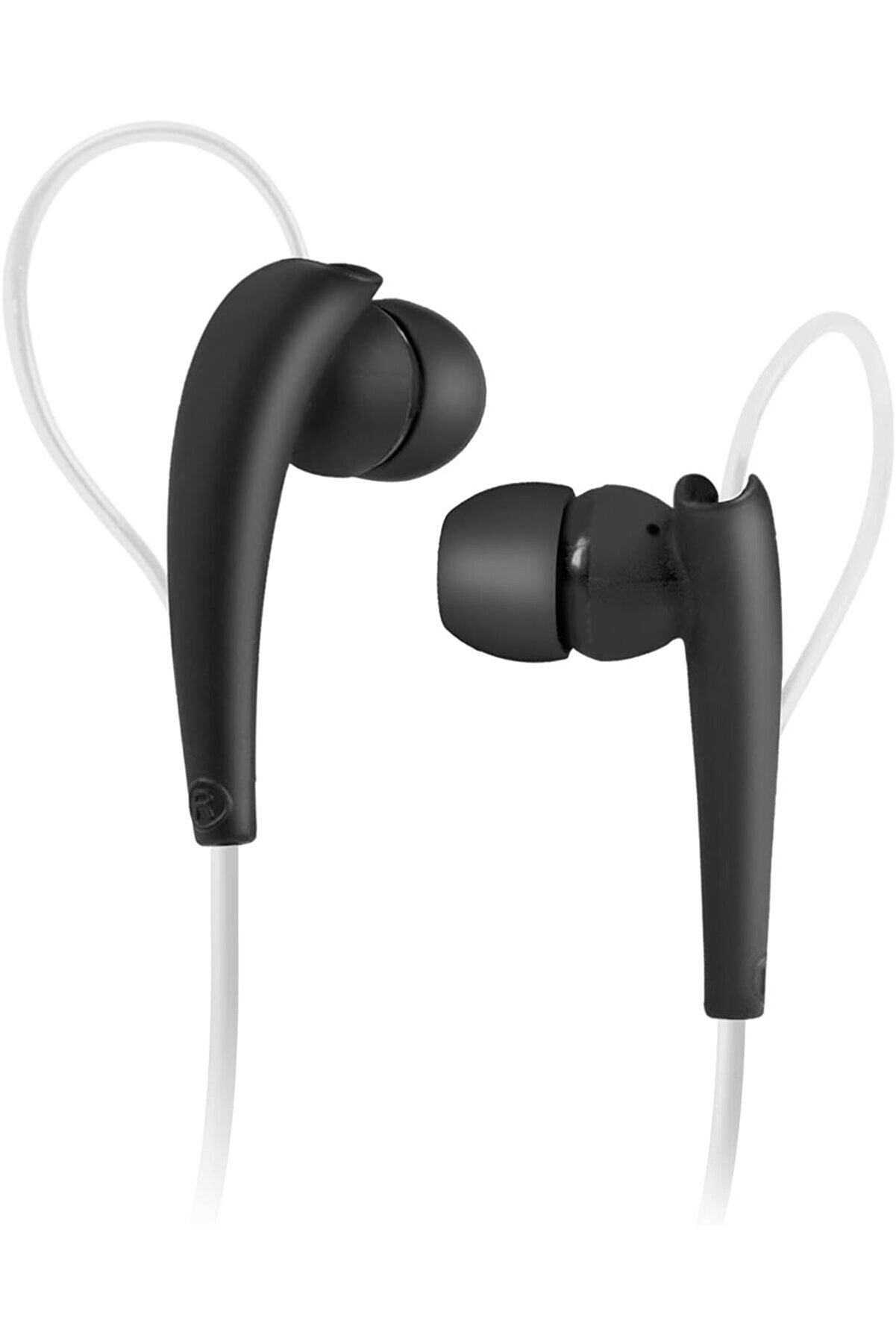 STOREMAX lvnshop Ergonomik askılı spor kulak içi kulaklık, mikrofon, cevap düğmesi,,,,,,, için evrensel jak k