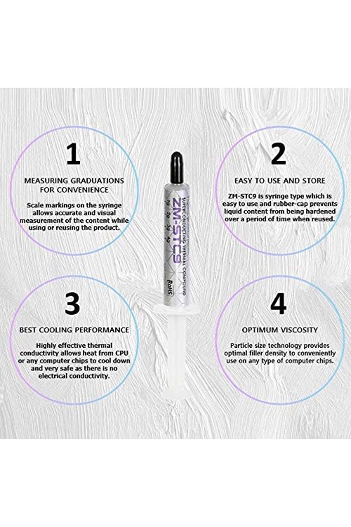 E Zm-Stc9 Super Iletken 4Gr Yuksek Performanslı Termal Macun Termal İletkenli̇k 9.1 W/M-K  1082424
