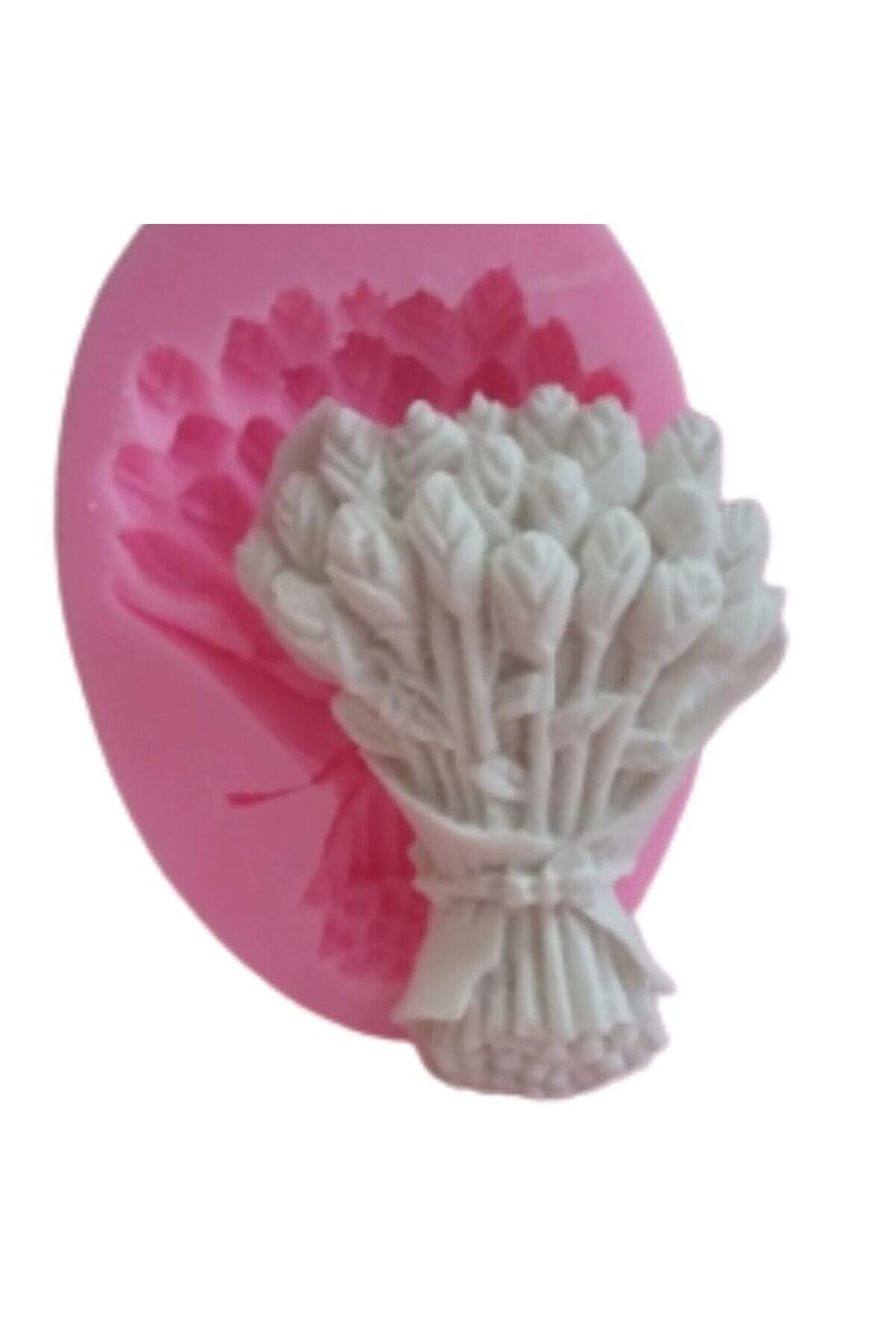 Kalıpcınızburada Çi̇çek Buketi̇ Si̇li̇kon Kalıp - K236