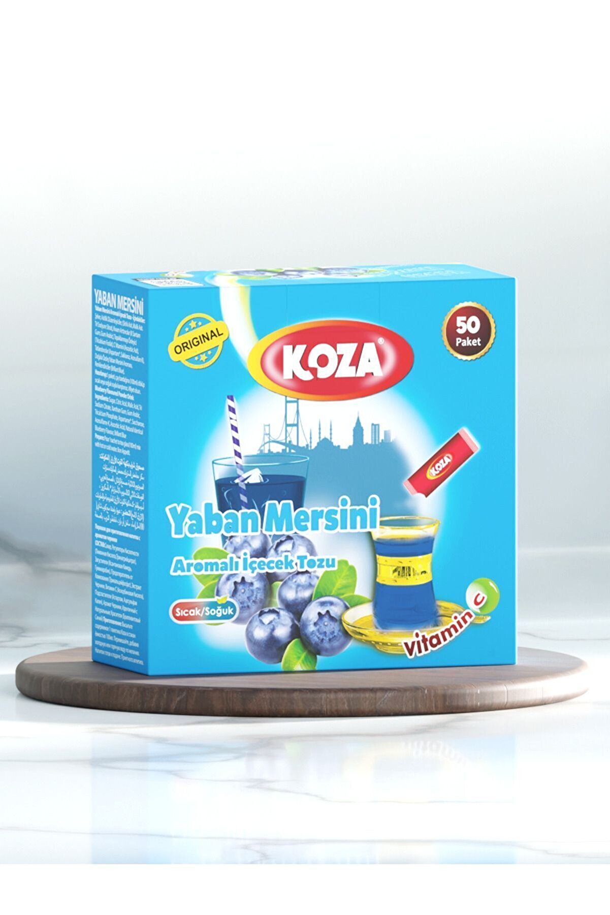 Koza Tek İ&ccedil;imlik Yaban Mersini Aro. İ&ccedil;ecek Tozu (50 Stick)