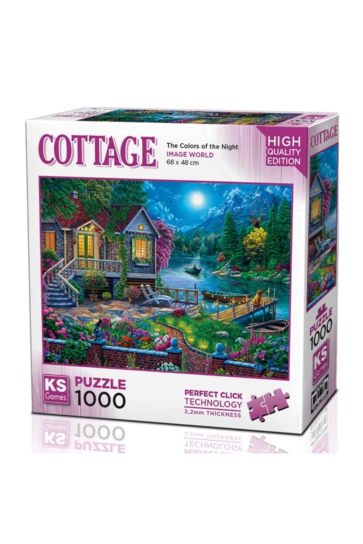 TE DÜKKAN Nessiworld KS Games The Colors of the Night Puzzle 1000 Parça 20680