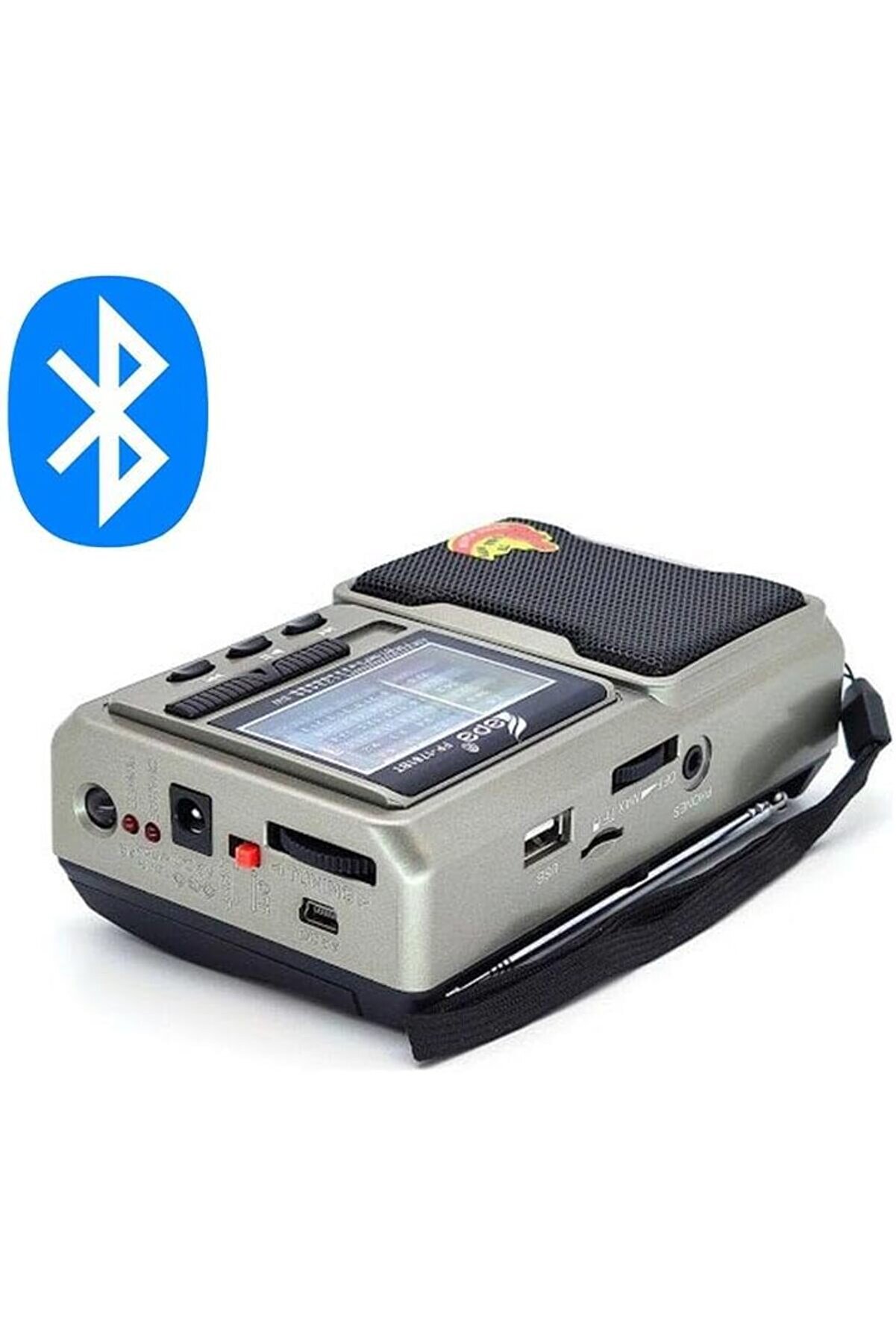 Tepe Fp-1781Bt Mi̇ni̇ Cep Radyosu Bluetooth Hoparlör Fm Radyo Led Işıklı Şarjlı Usb Mi̇cro Sd Mp