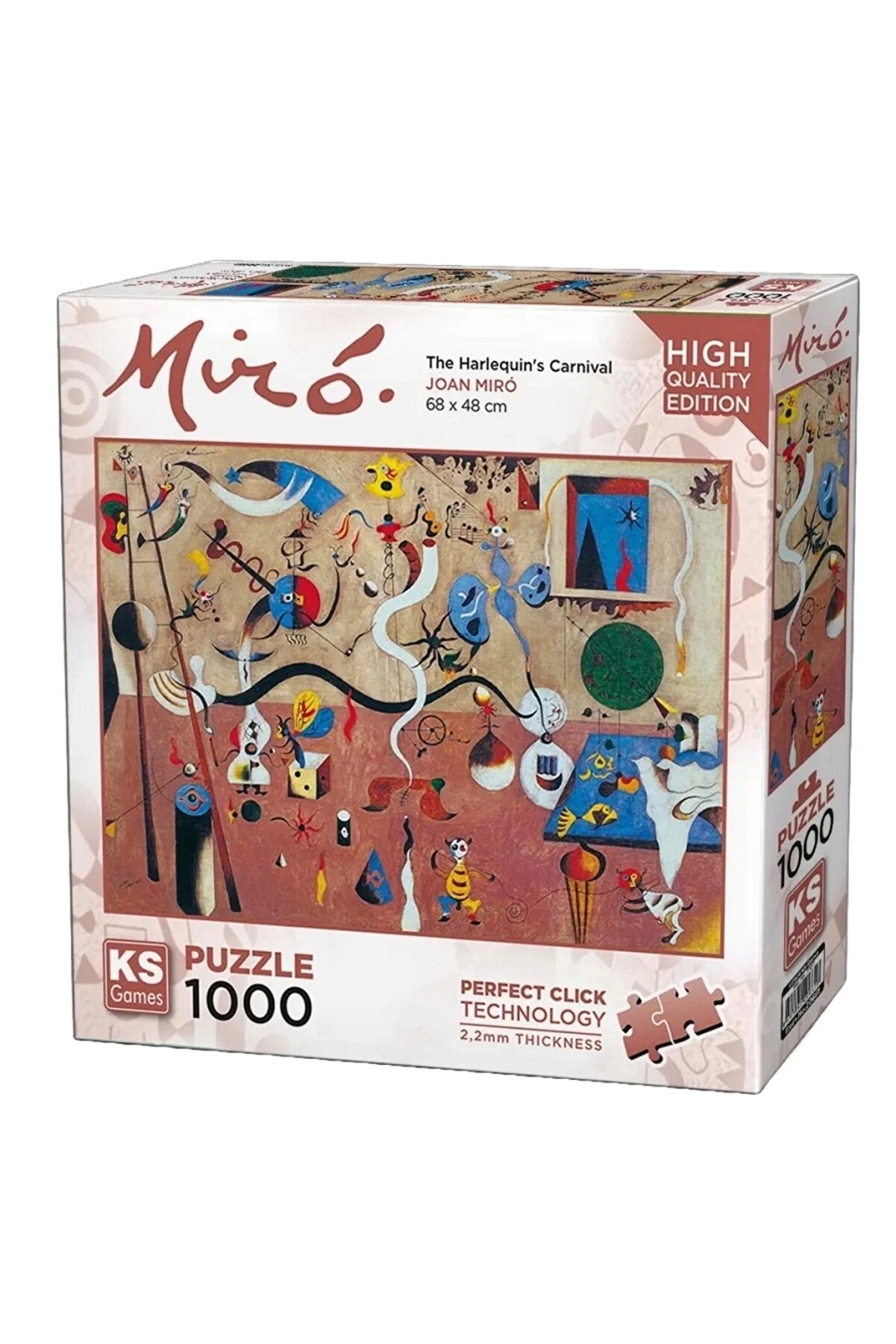 gizmurstore Nessiworld KS Games Miró: Carnival of Harlequin Puzzle 1000 Parça 20661