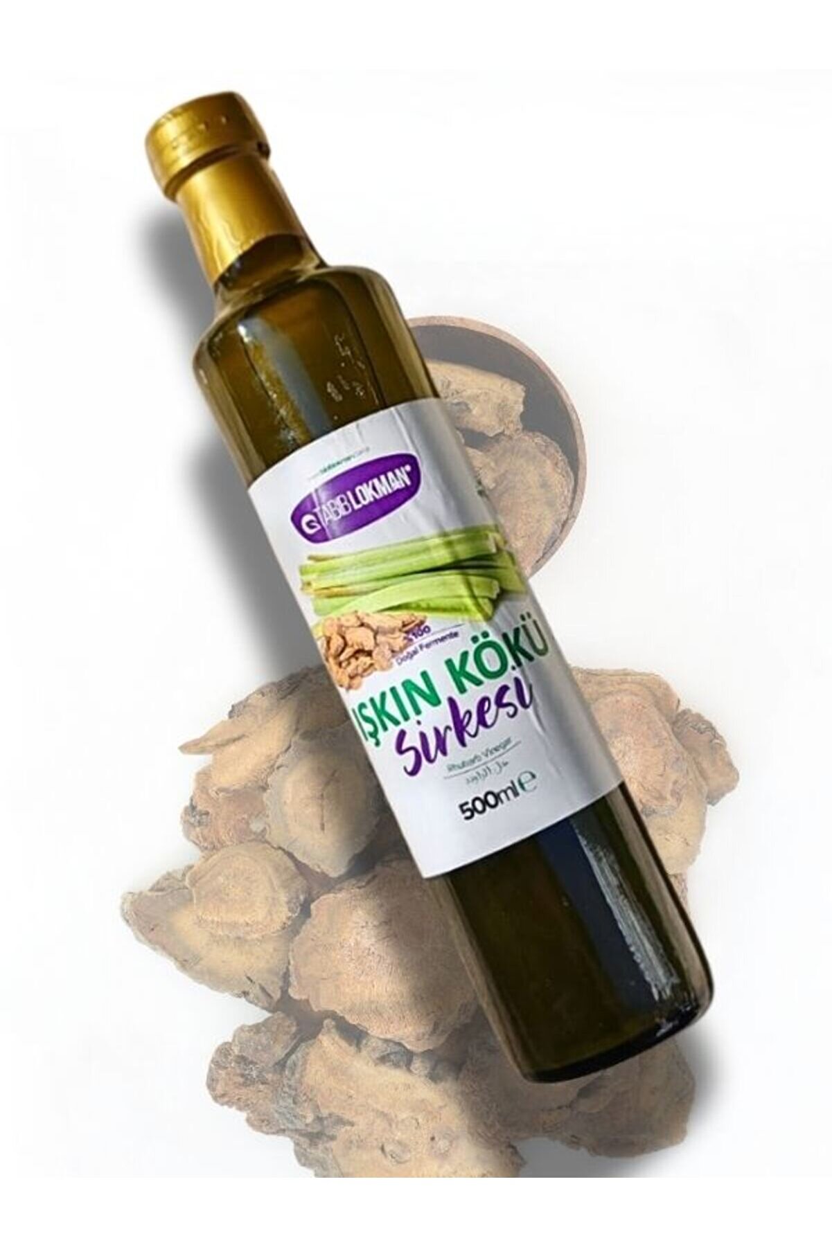 Işkın Kökü Si̇rkesi̇ 500 Ml Işkın Otu Si̇rkesi̇ Işgın Vi̇negar, Rheum Ri̇bes