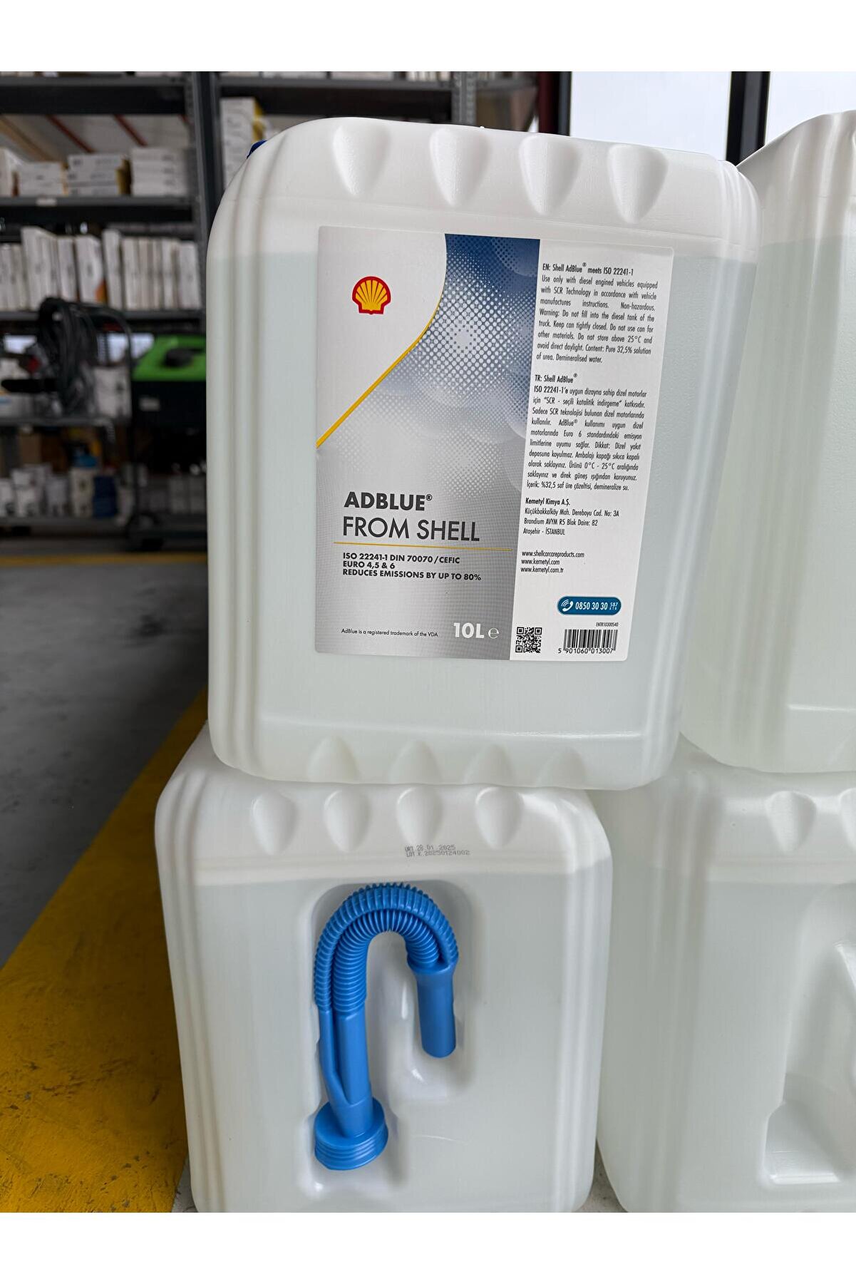 Adblue 10 Lt. (2025 Üreti̇m) Emi̇syon Düşürü Yakıt Katkısı