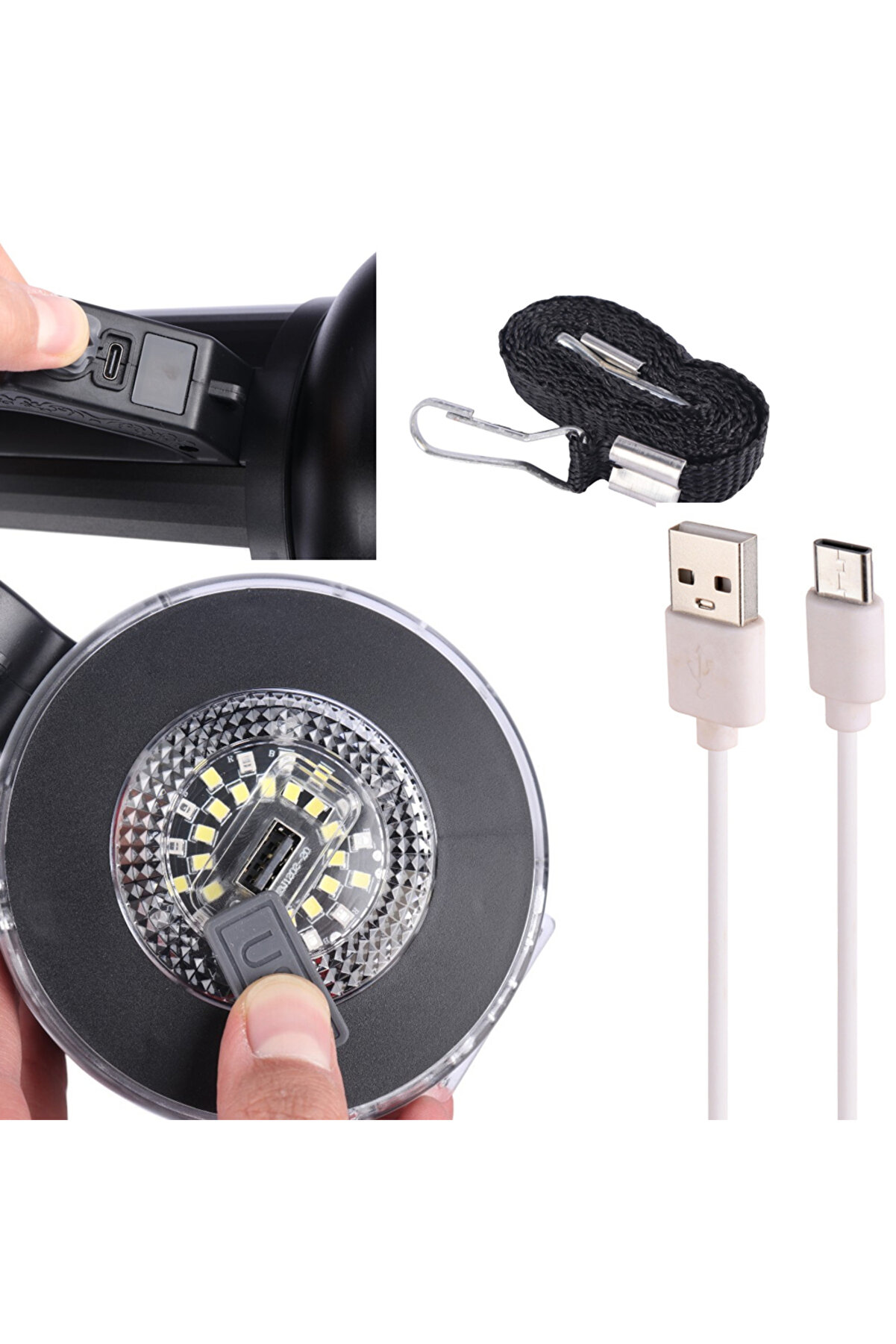 Gt Led Taşınabi̇li̇r Güneş Solar Ledli̇ Fener Wt-415