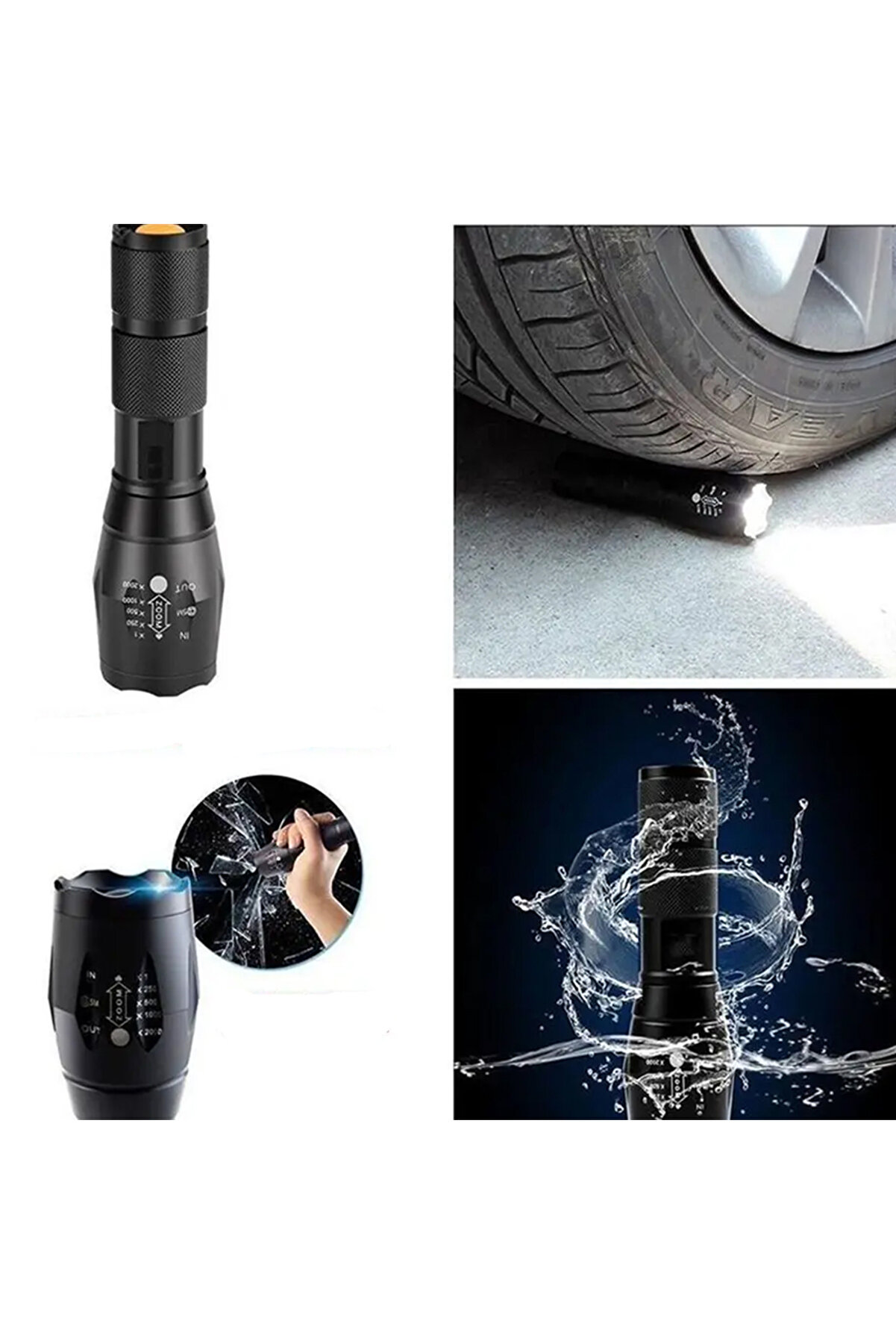 Beyaz Sarı Ve Mor Renk Aydınlatma Q5 Led Watton Wt-610 Tdrtr