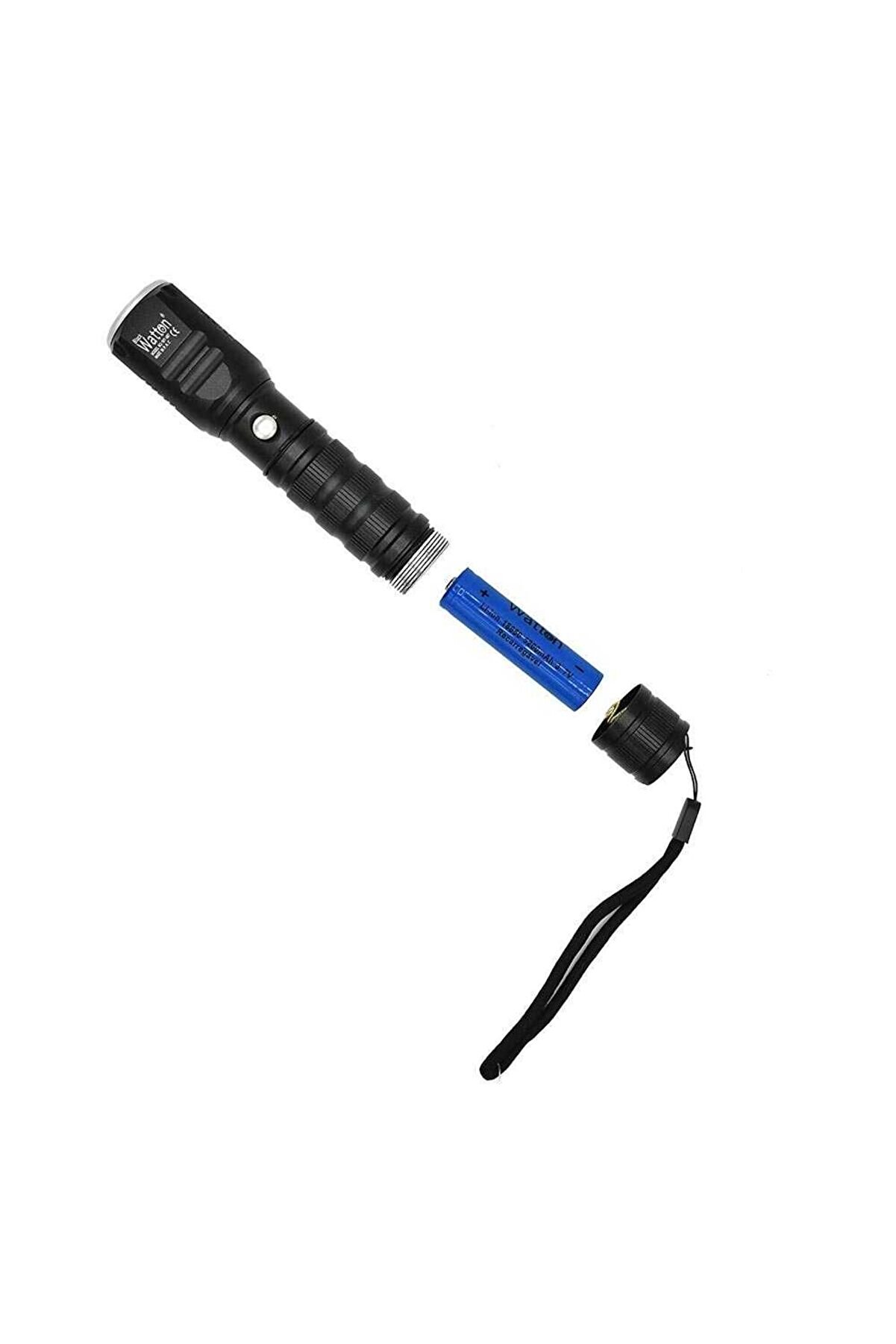 Şarjlı Pi̇lli̇ Zoomlu El Feneri̇ Watton Wt-087 Tdrtr