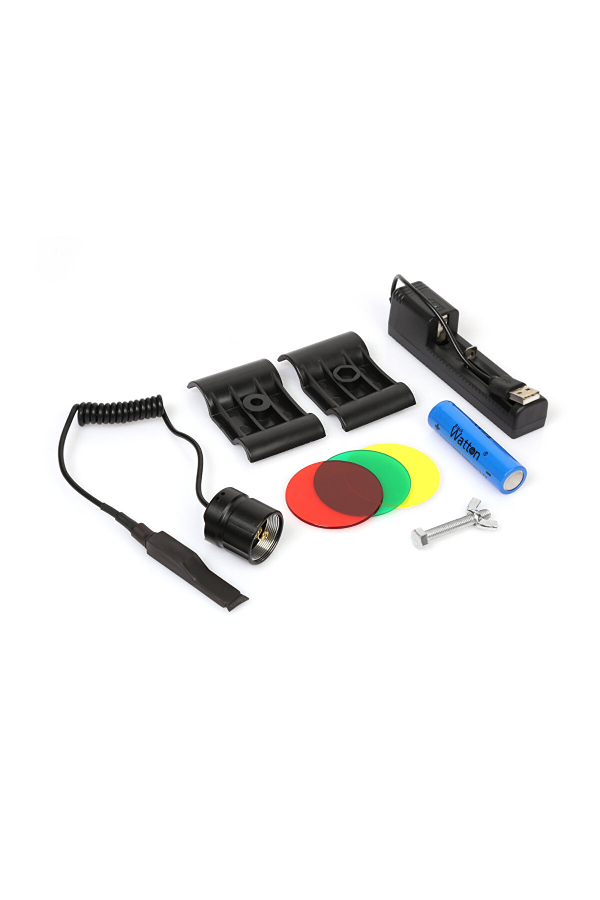 Profesyonel P50 Led 3.000 Lümen  Şarjlı Av Feneri̇ Watton Wt-150 Tdrtr