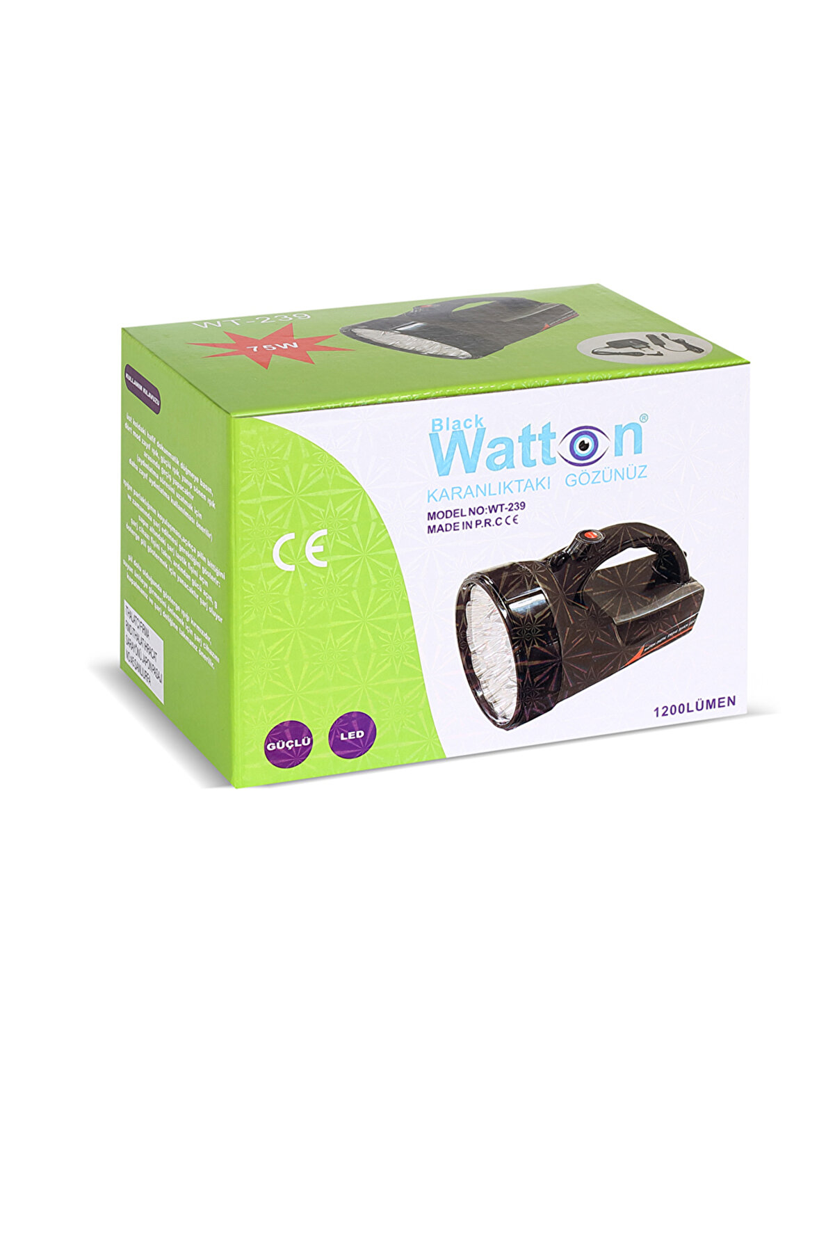 1200 Lümen 25 Ledli̇ El Feneri̇ Watton Wt-239 Tdrtr