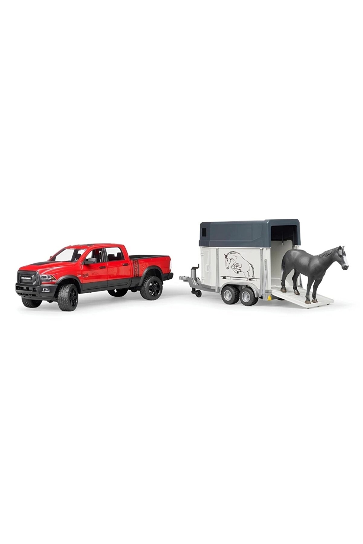 Ram 2500 Pi̇ckup Ve Atıyla Beraber Naki̇l Römorku Br02501