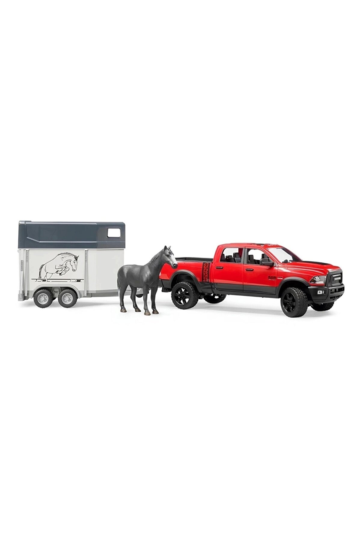Ram 2500 Pi̇ckup Ve Atıyla Beraber Naki̇l Römorku Br02501