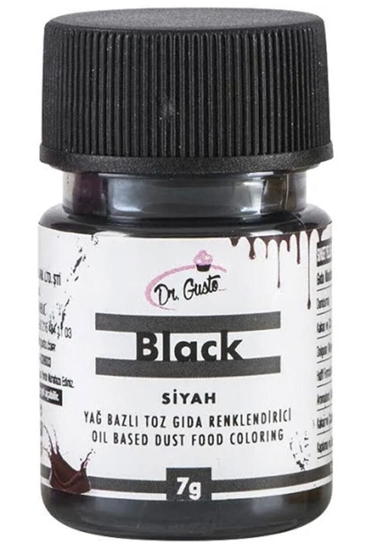 Dr. Gusto Yağ Bazlı Siyah Toz Çikolata Renklendirici 7 gr