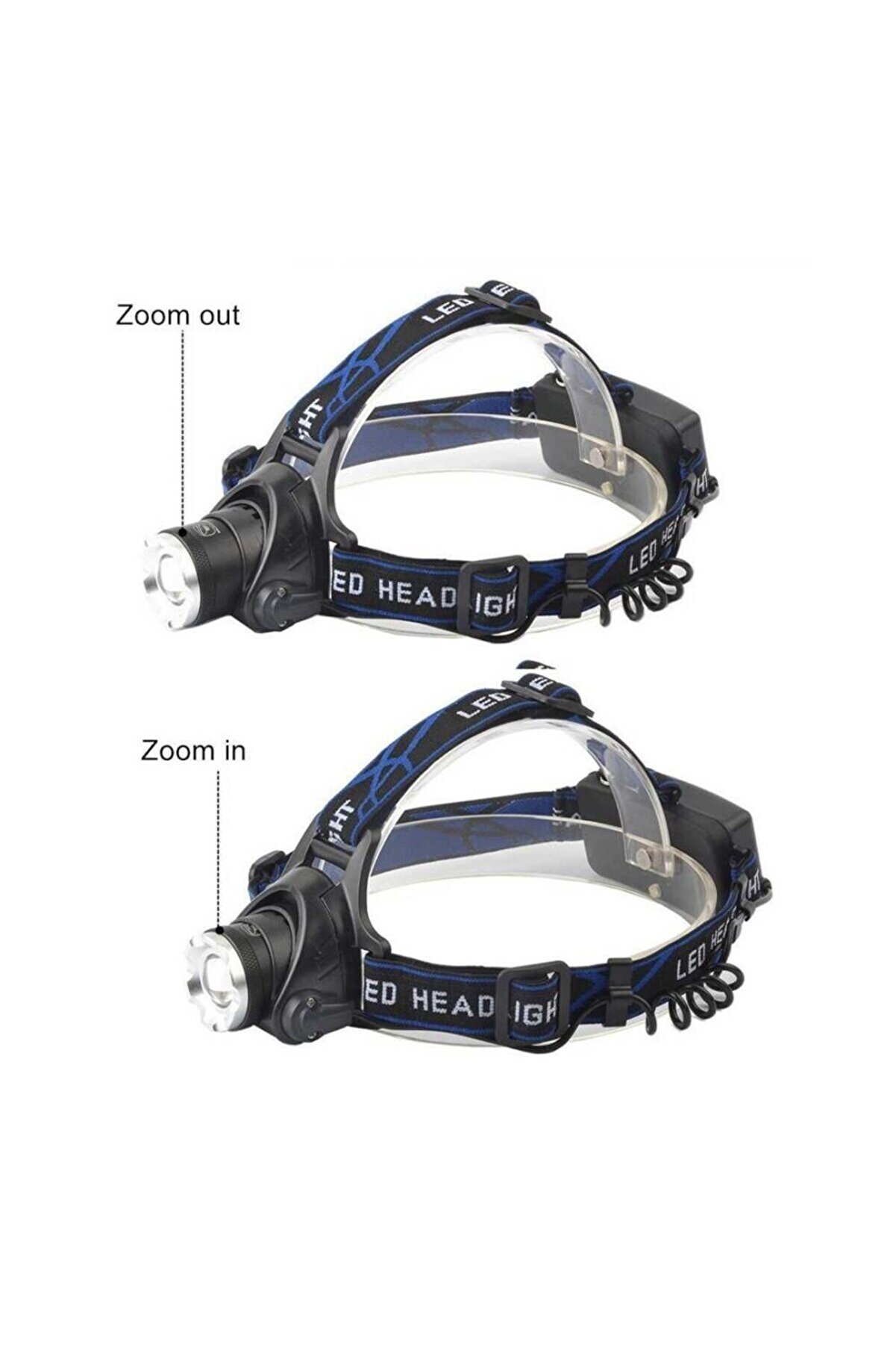 Ps-Xq-19 T6 800 Lümen Profesyonel T6 Şarjlı Zoomlu Kafa Lambası Tdrtr