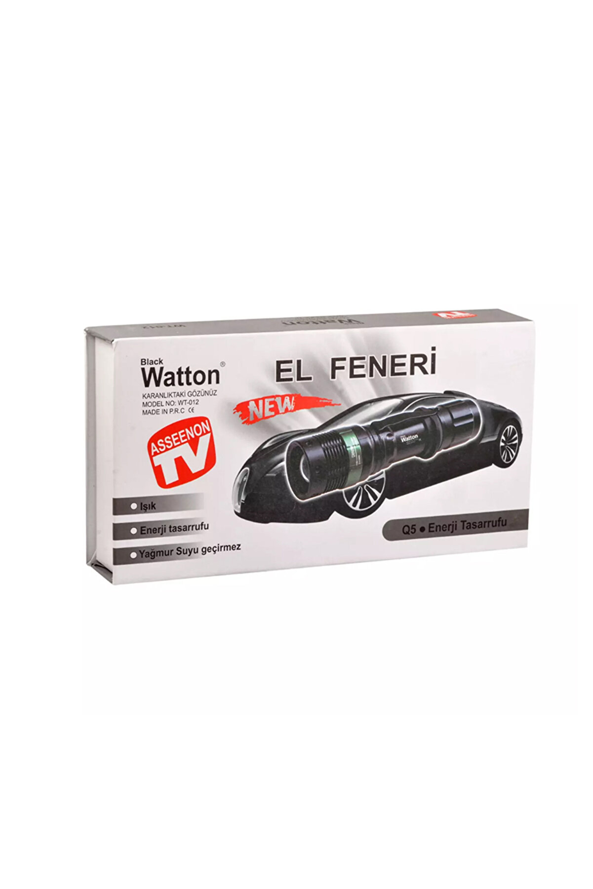 Zoomlu Oto Şarjlı El Feneri̇ Watton Wt-012 Tdrtr