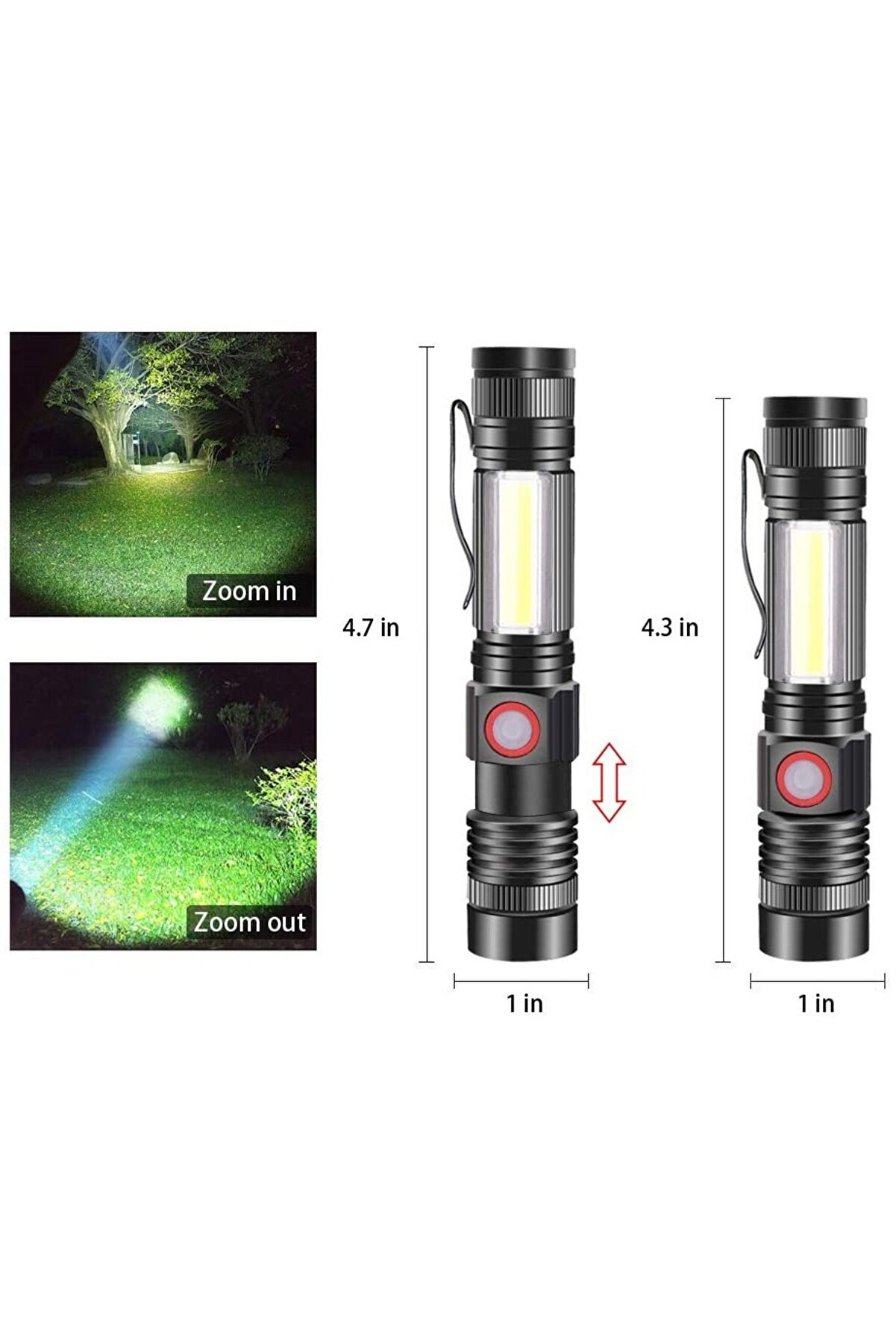 F.b.ı Pro F-28A Şarjlı Mıknatıslı El Feneri̇ Tdrtr