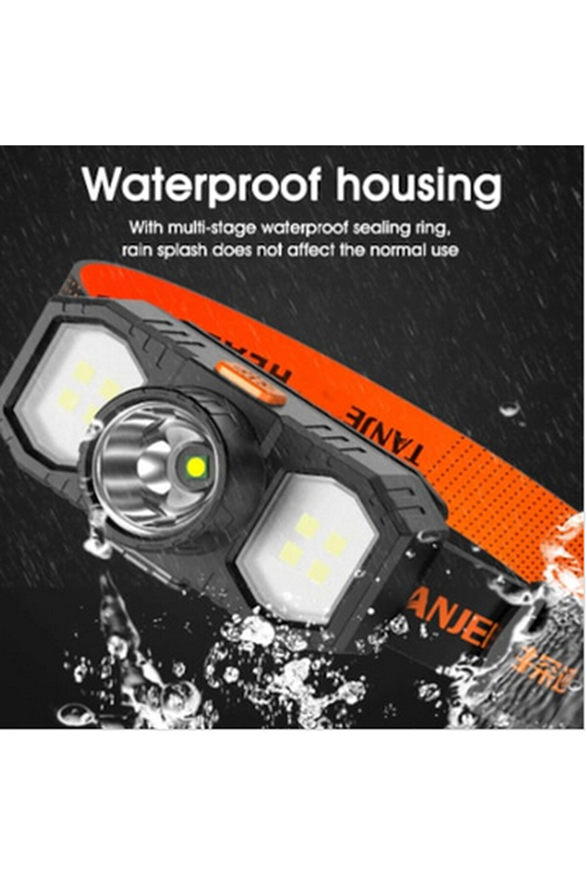 Poli̇zei̇ P-200 Şarjlı Süper Kafa Feneri̇ Tdrtr