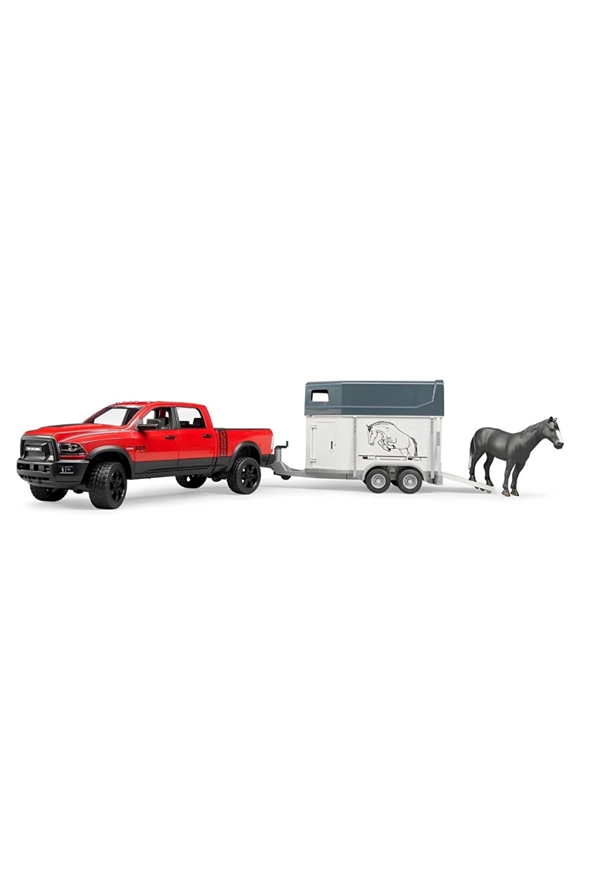 Ram 2500 Pi̇ckup Ve Atıyla Beraber Naki̇l Römorku Br02501