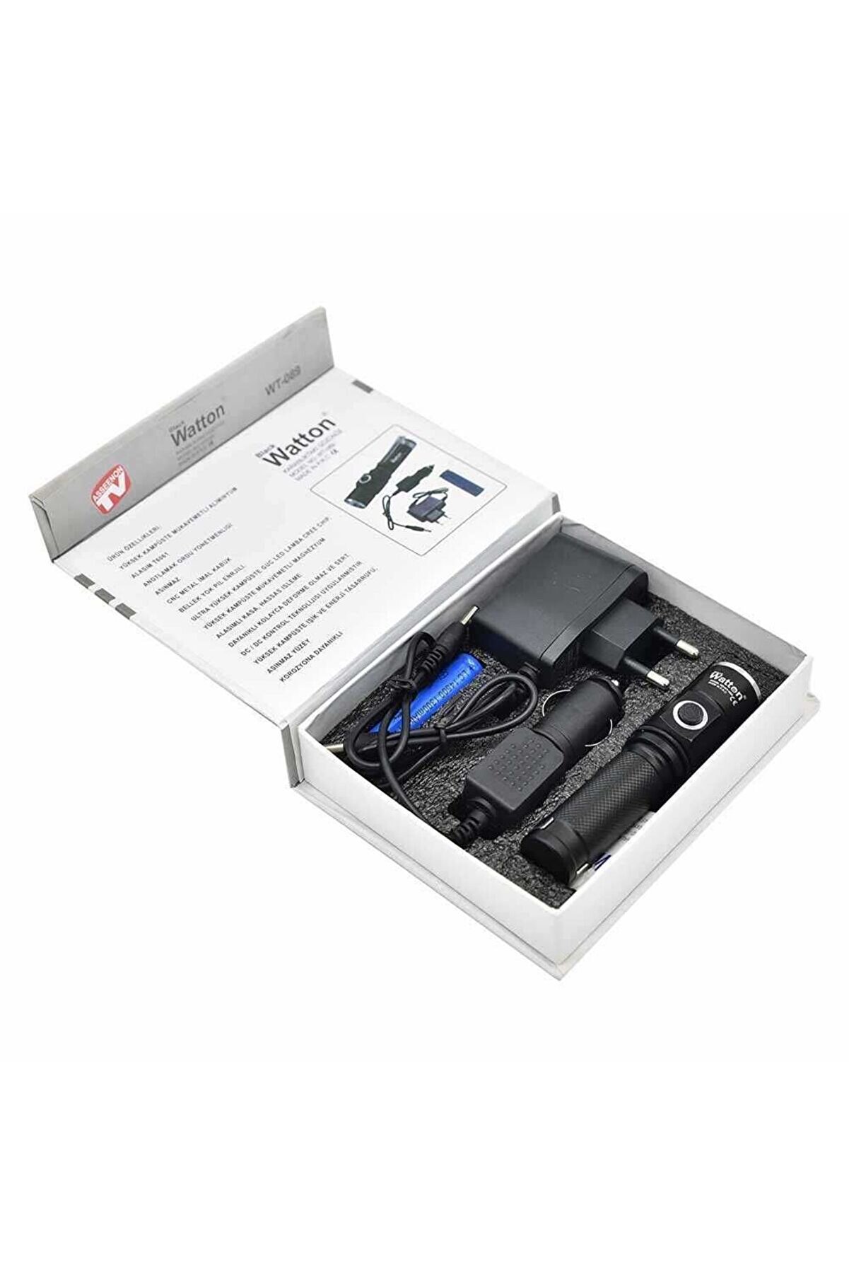 Güçlü Cep Feneri̇ Watton Wt-089 Tdrtr