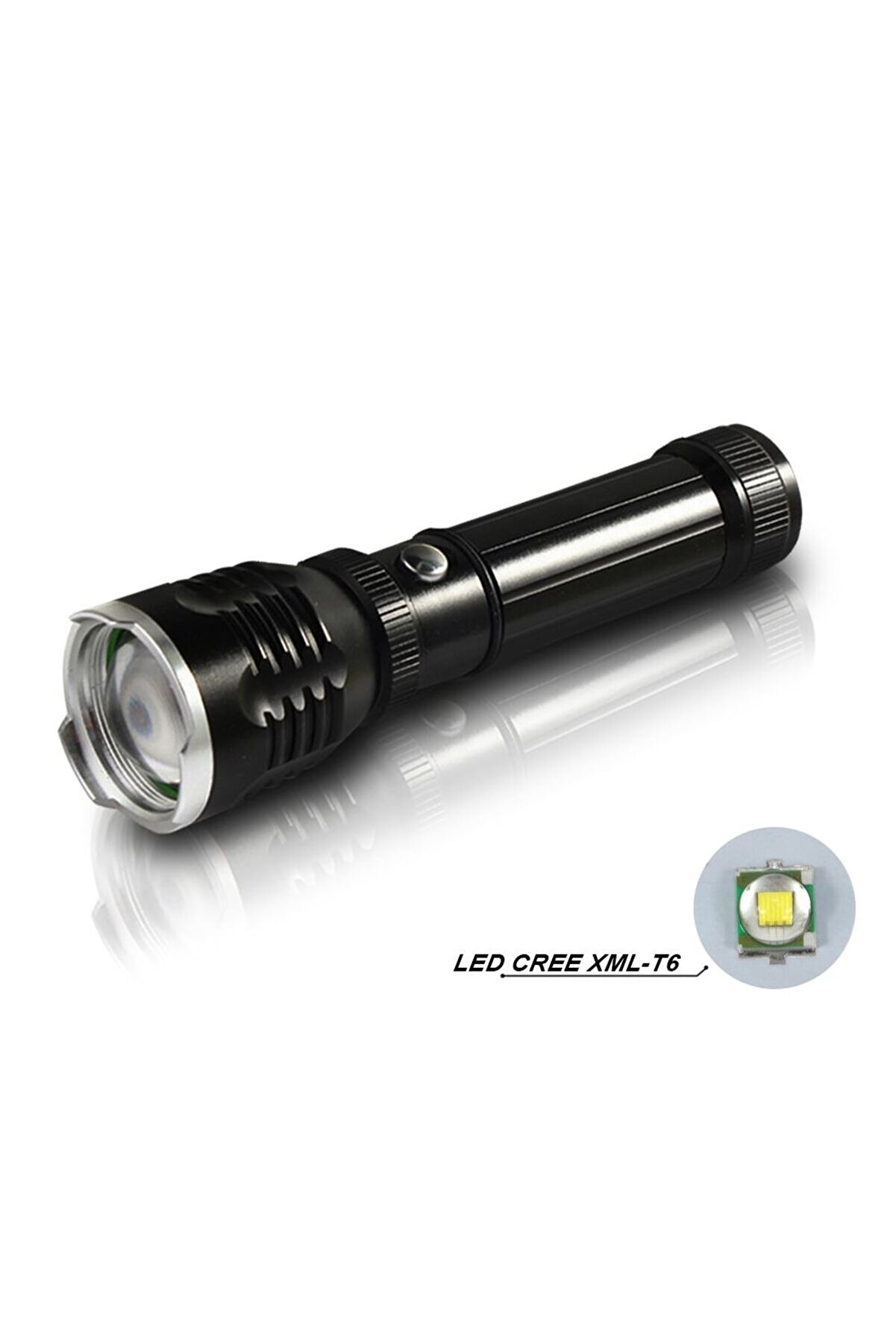 evimdeyokyok Flaşörlü Uzun Mesafeli Şarjlı Pilli Mıknatıslı EL Feneri Watton Wt-282 TdrTR