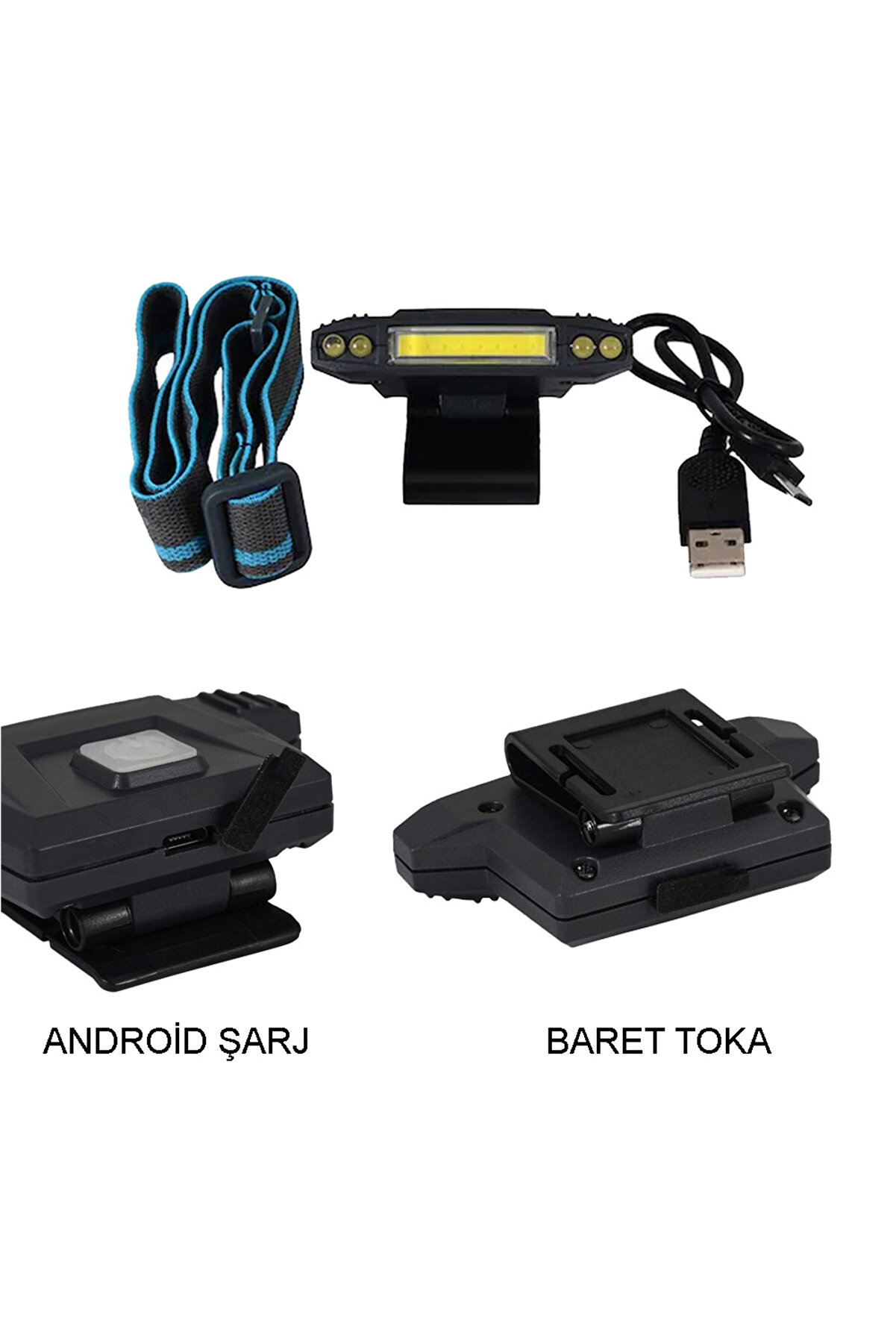 Şarjlı Baret Lambası Watton Wt-606 Tdrtr