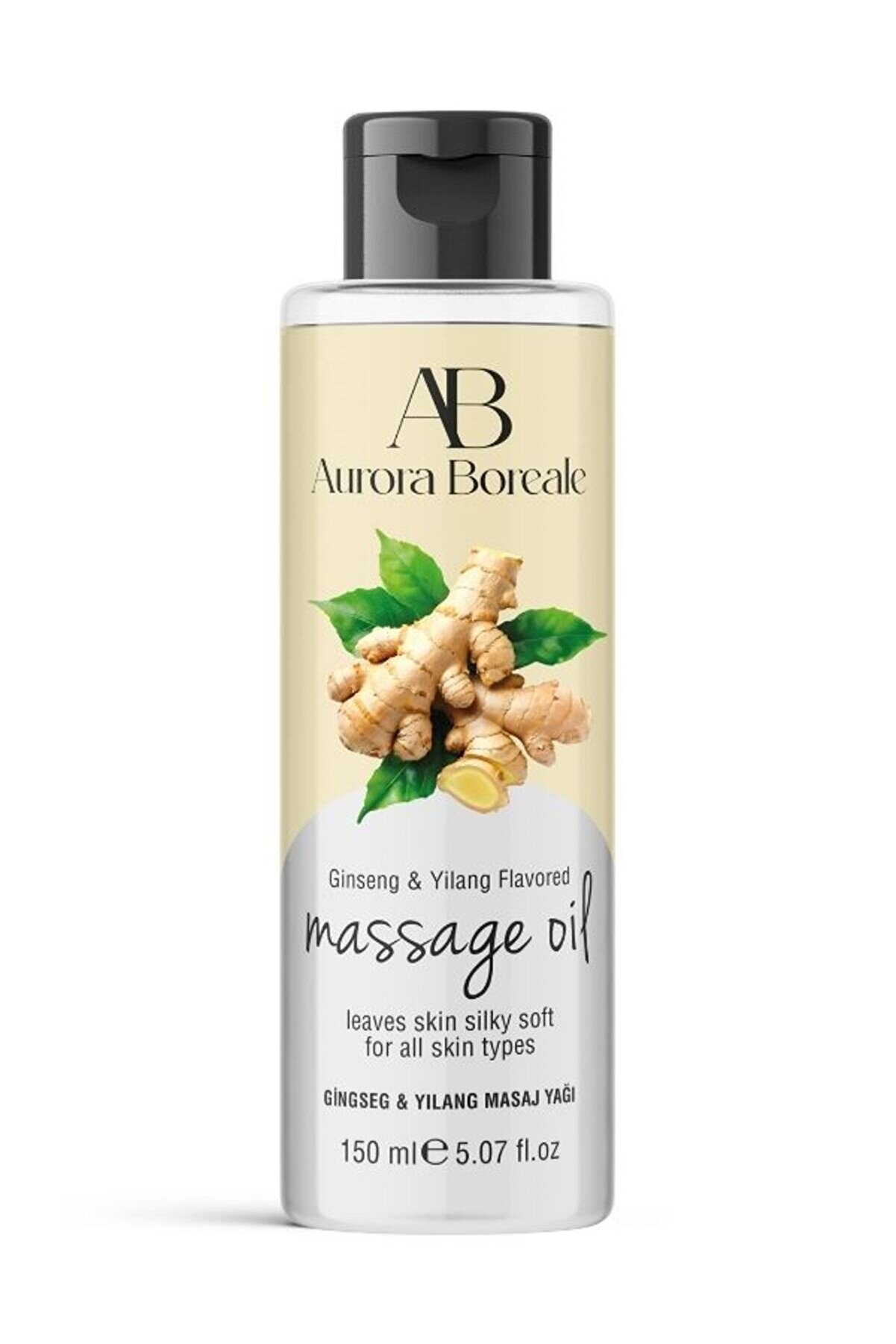 modda shop Moddashop Aurora Boreale Ginseng Aromalı Masaj Yağı 150 ML