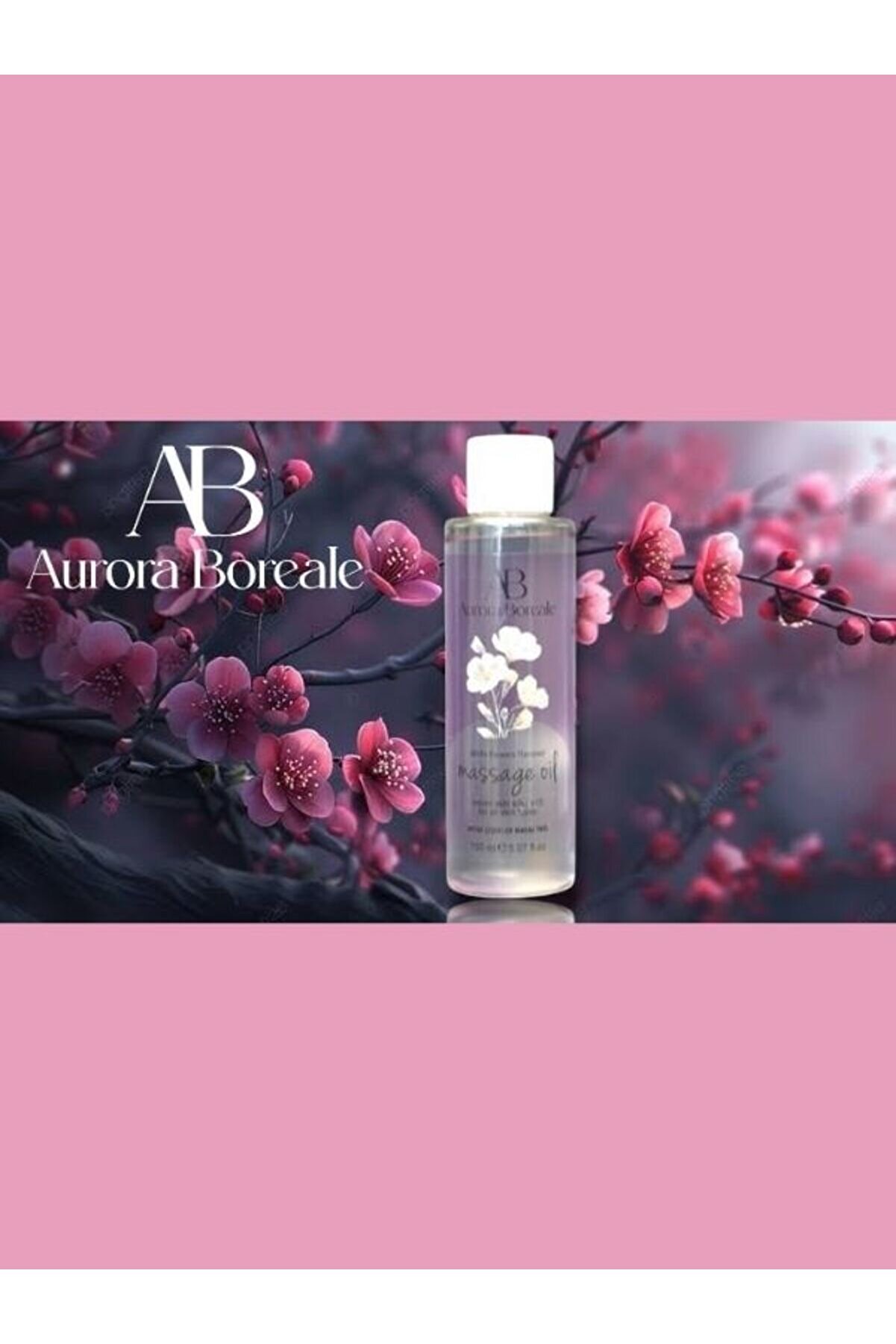 Moddashop Aurora Boreale Beyaz Çi̇çek Aromalı Masaj Yağı 150 Ml