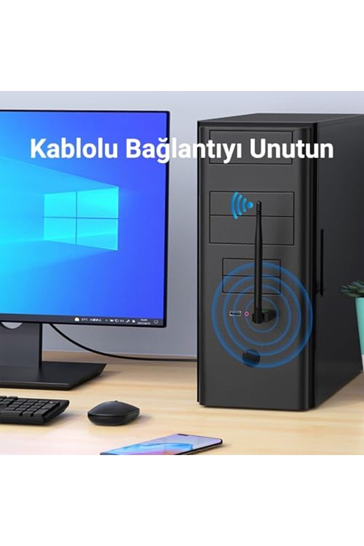Brfshop Ad083 650 Mbps Usb Wi̇reless Adaptör Wi̇fi̇ Alıcı Veri̇ci̇ Access Poi̇nt 1165984
