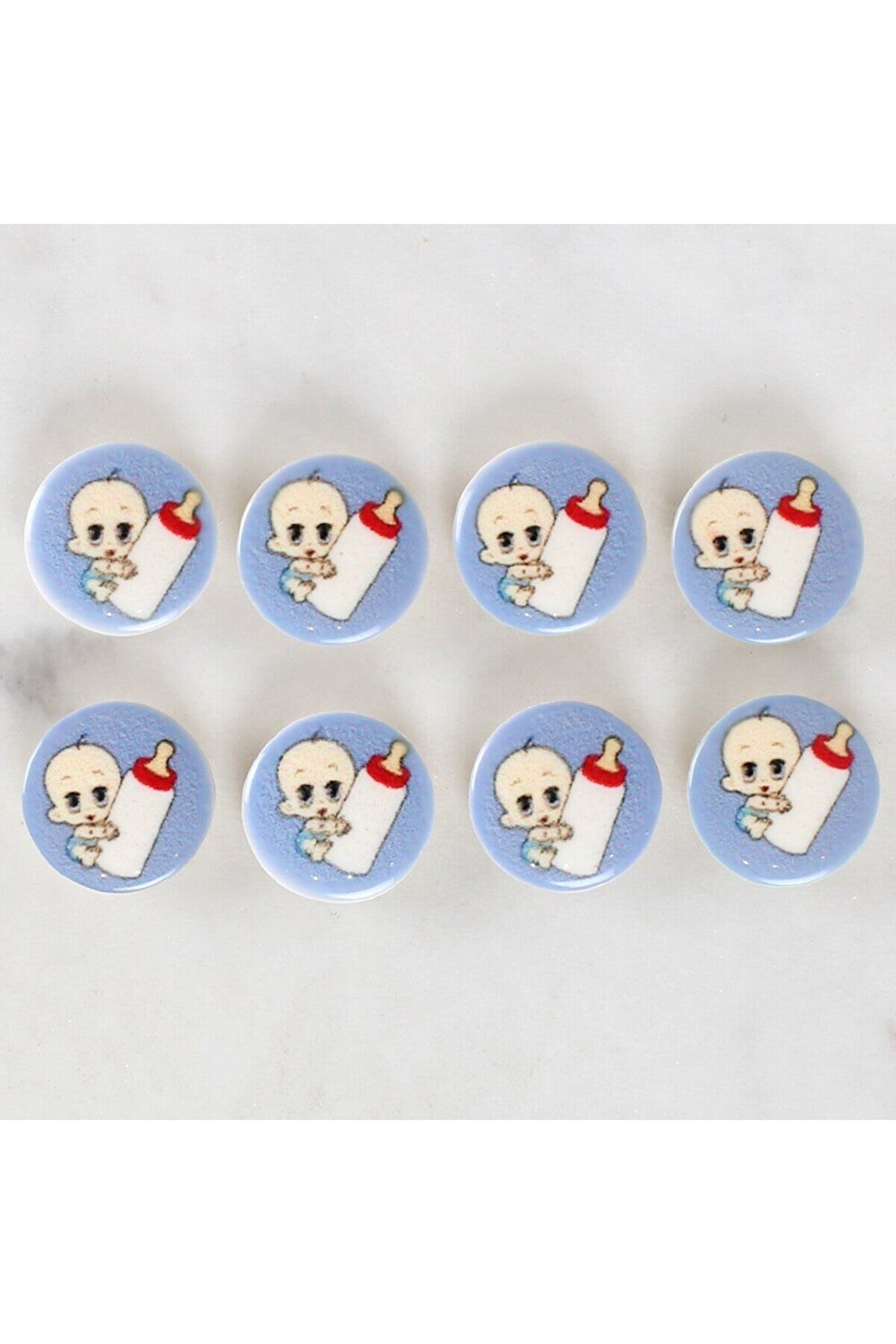 Ethab Ti̇caret Loren Crafts 8 Li̇ Bi̇beronlu Bebek D&uuml;ğme - 1241