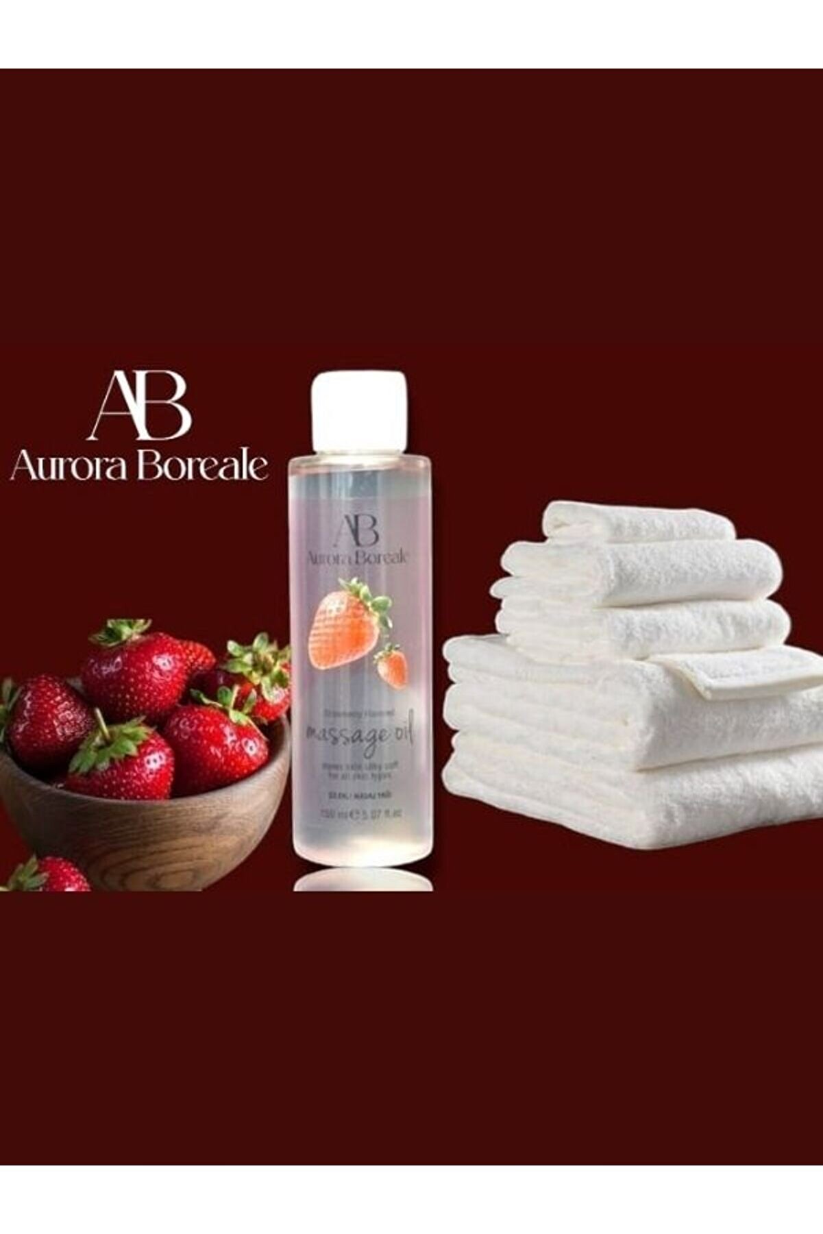 Moddashop Aurora Boreale Çi̇lek Aromalı Masaj Yağı 150 Ml