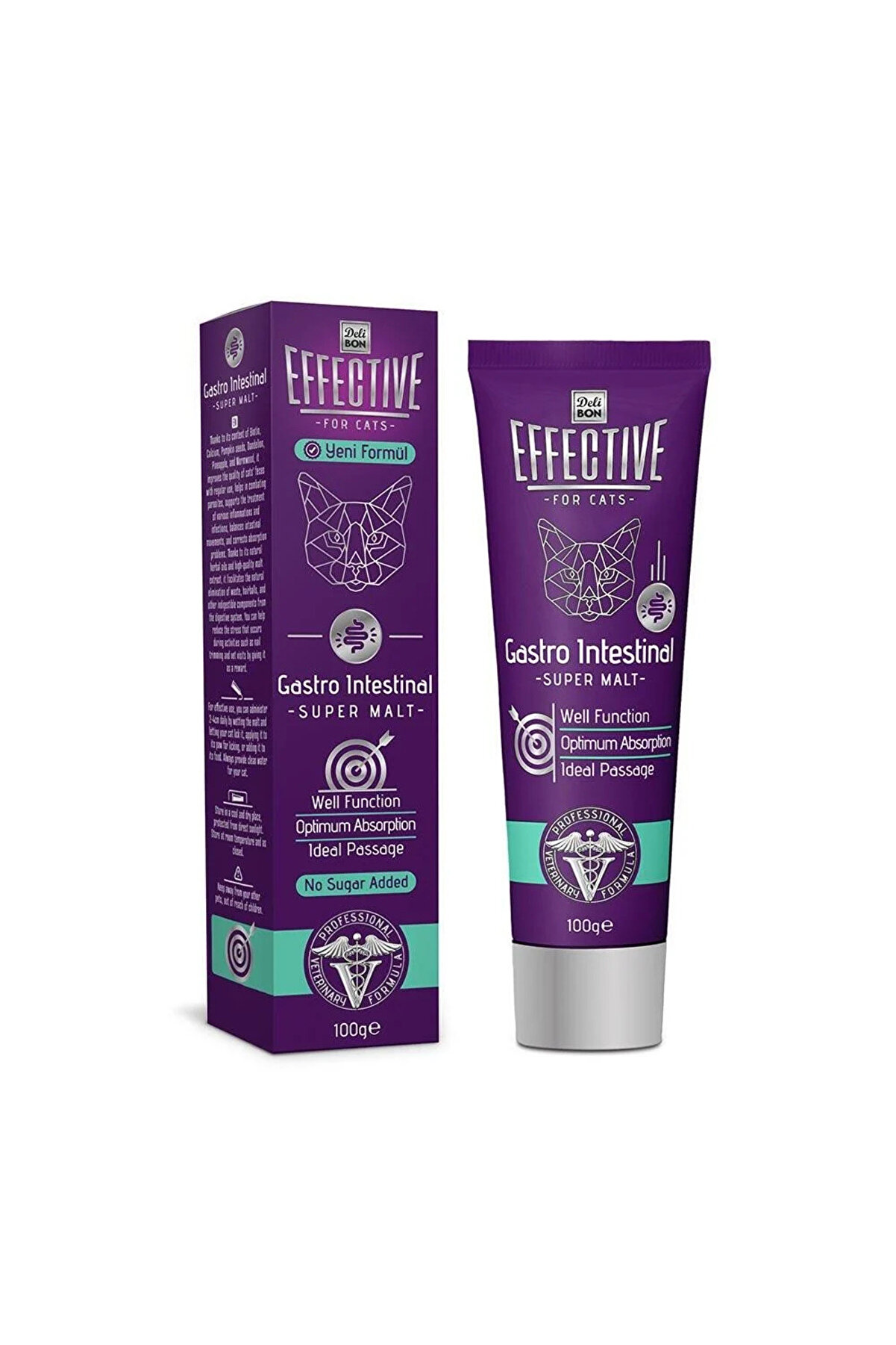 Ethab Ti̇caret Gastro Si̇ndi̇ri̇m Sağlığı Destekleyi̇ci̇ Kedi̇ 100 Gr