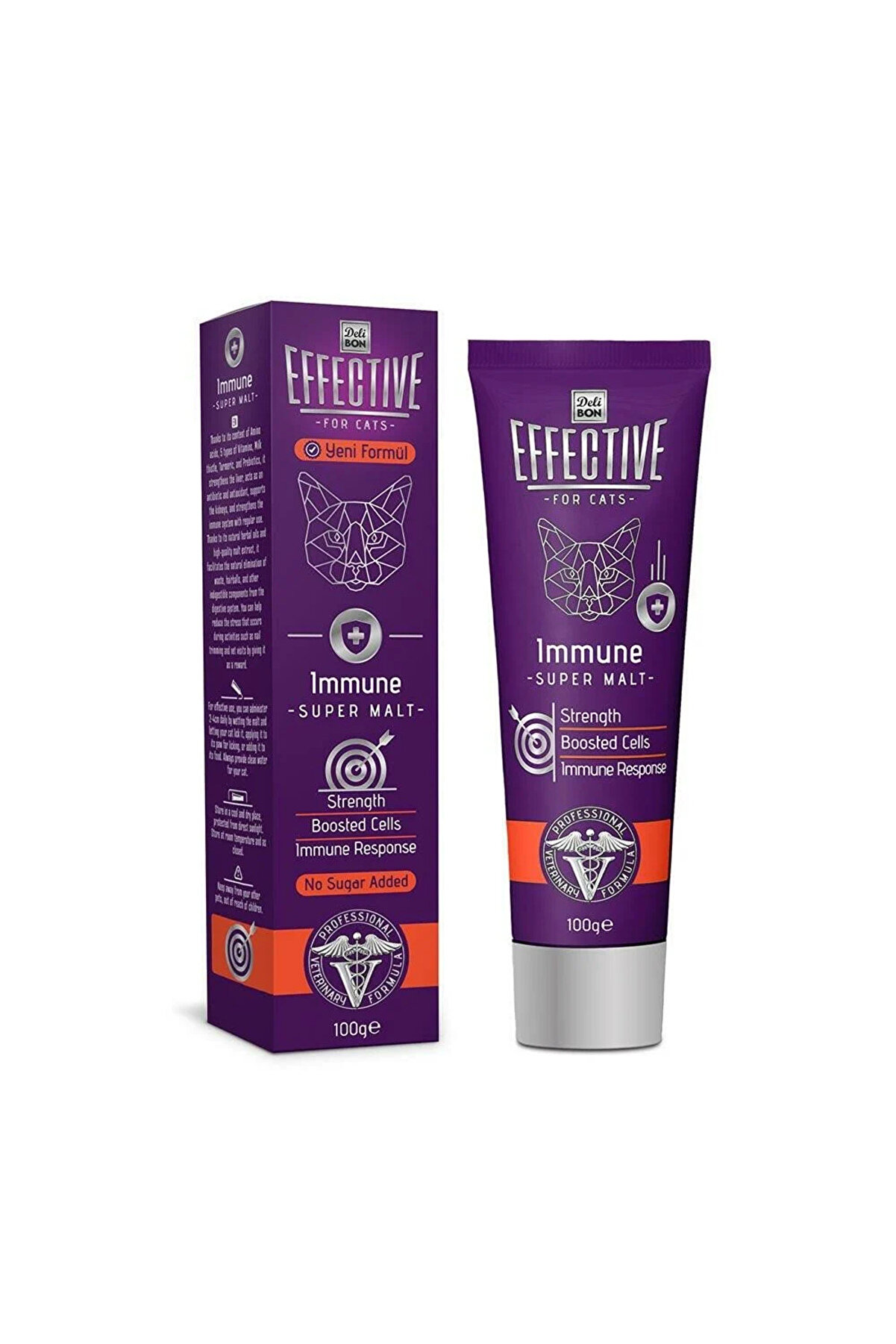 Bi̇lfold Immun Kedi̇ Malt Macunu 100 Gr