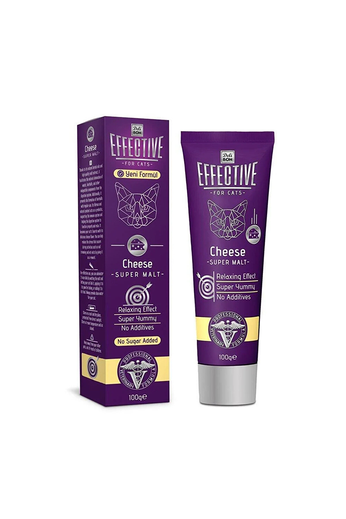 Bi̇lfold Cheese Peyni̇rli̇ Saki̇nleşti̇ri̇ci̇ Kedi̇ Malt Macunu 100 Gr