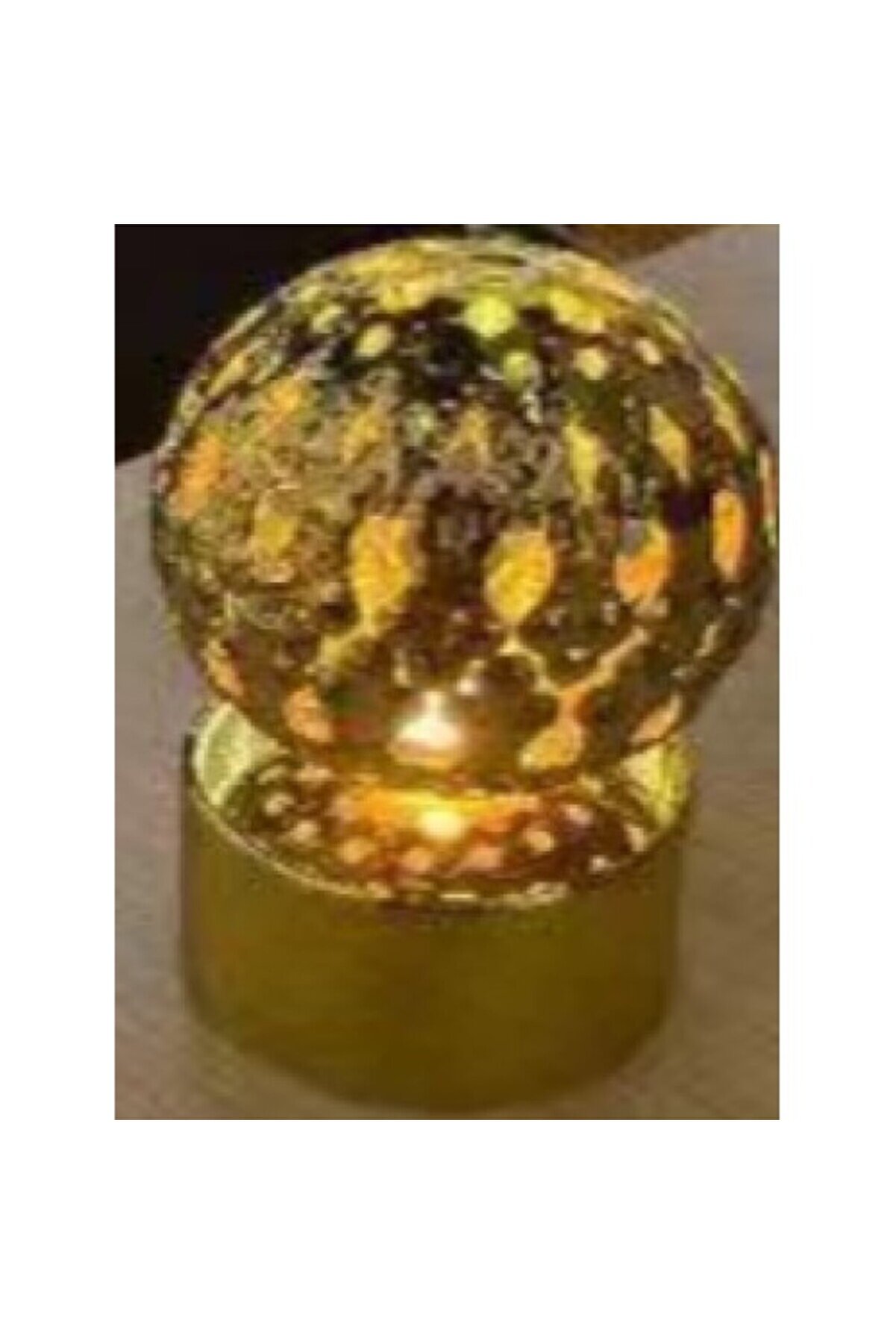 evimdeyokyok 12 li Ramazan Ayaklı Led Işık Gold Renk Gün Işığı