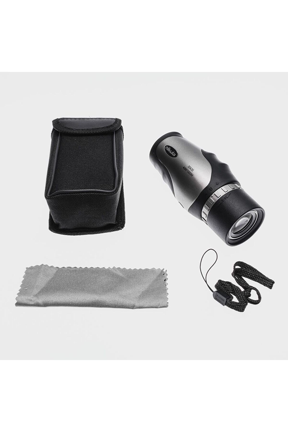 evimdeyokyok Nikula 30x30 Tek Gözlü Ayarı Gerektirmeyen Perma Focus Otomatık Netleme Dürbün Gri Tdrtr