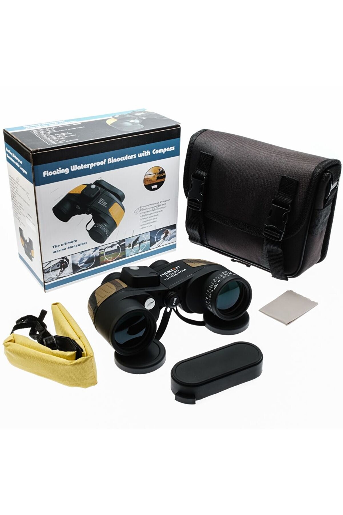 evimdeyokyok Mentch 20x50 Pro Dürbün Perma Focus Netleme Su Geçirmez Siyah Tdrtr