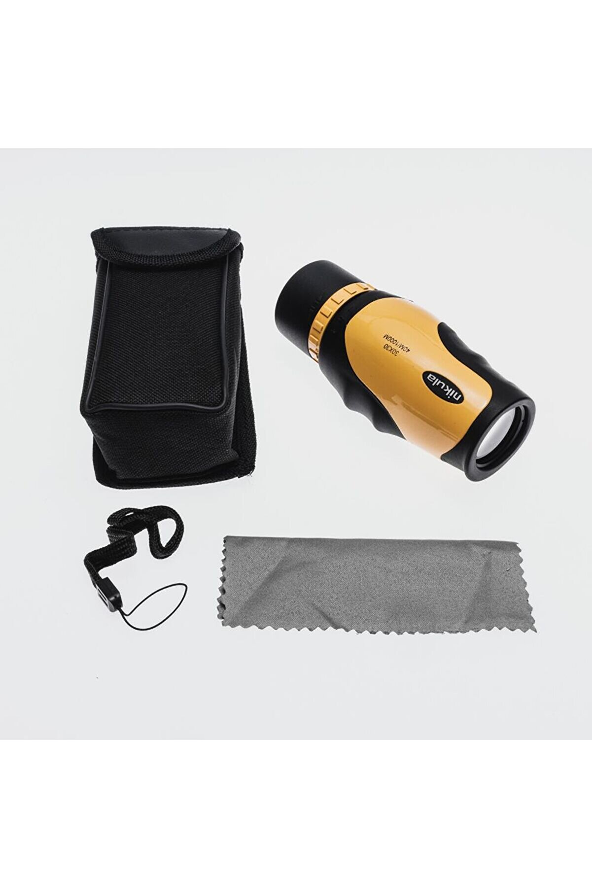 evimdeyokyok Nikula 30x30 Tek Gözlü Ayarı Gerektirmeyen Perma Focus Otomatık Netleme Dürbün Sarı Tdrtr