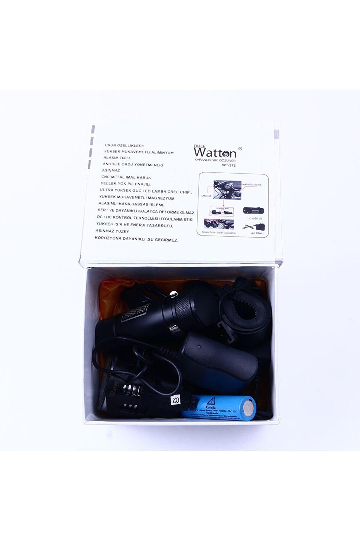 Blackwatton Wt-272-Profesyonel Bi̇si̇klet Lambası Tdrtr