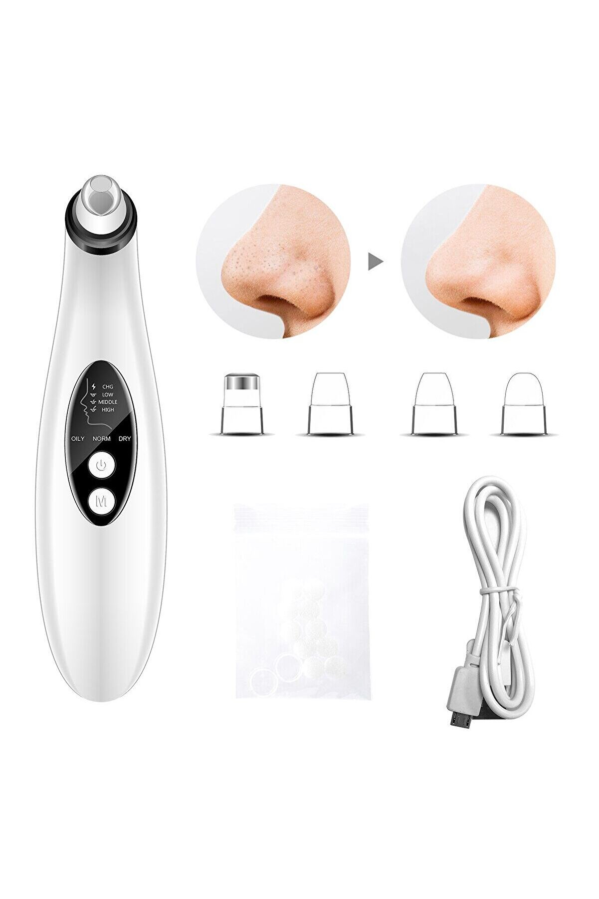 evimdeyokyok Vakumlu Siyah Nokta Ve Temizleme Cihazı C1 Tdrtr