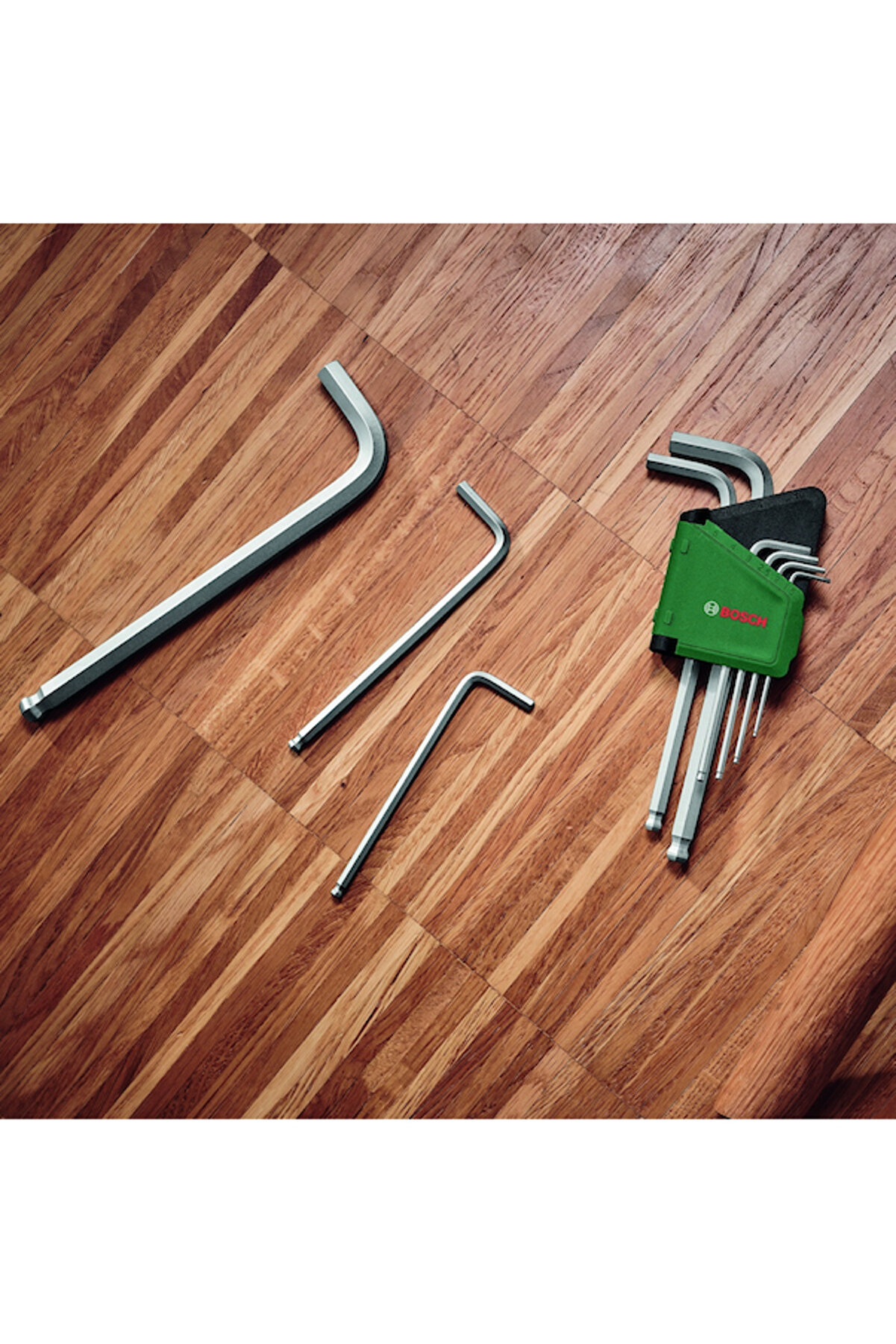 Top Başlı Uzun Alyan Anahtar Takımı 9 Parça - 1600A02Bx9