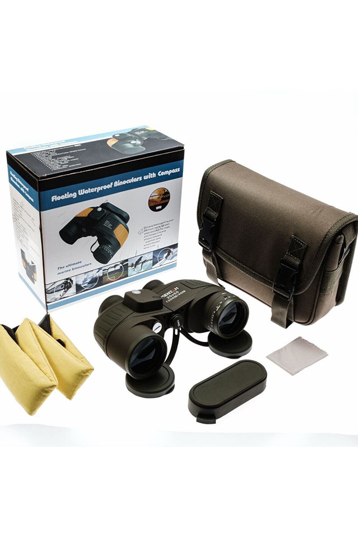 evimdeyokyok Mentch 20x50 Pro Dürbün Perma Focus Netleme Su Geçirmez Yeşil Tdrtr