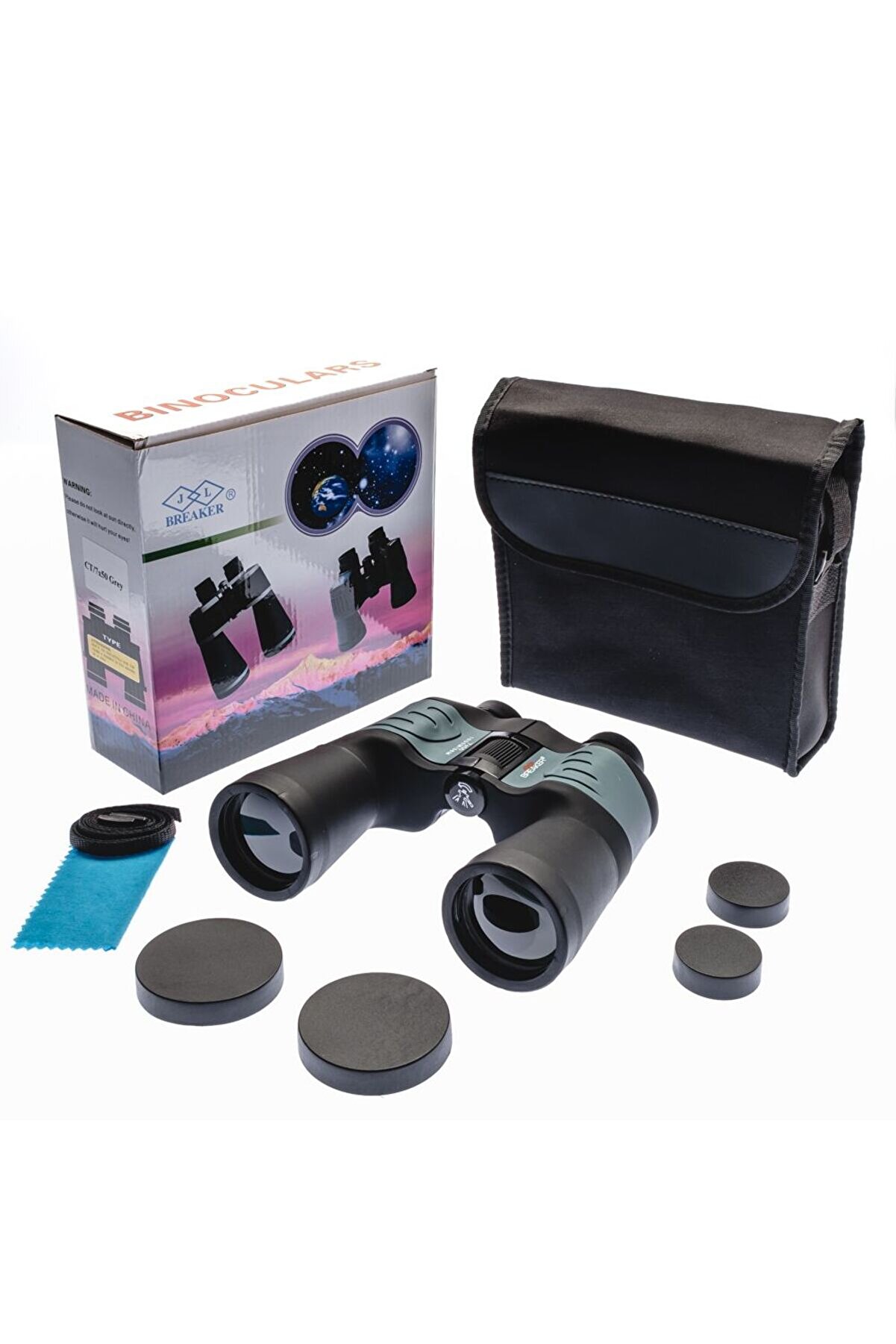 evimdeyokyok Breaker 7x50 Ct Profesyonel El Dürbünü – 1000m/56m – Gri Tdrtr