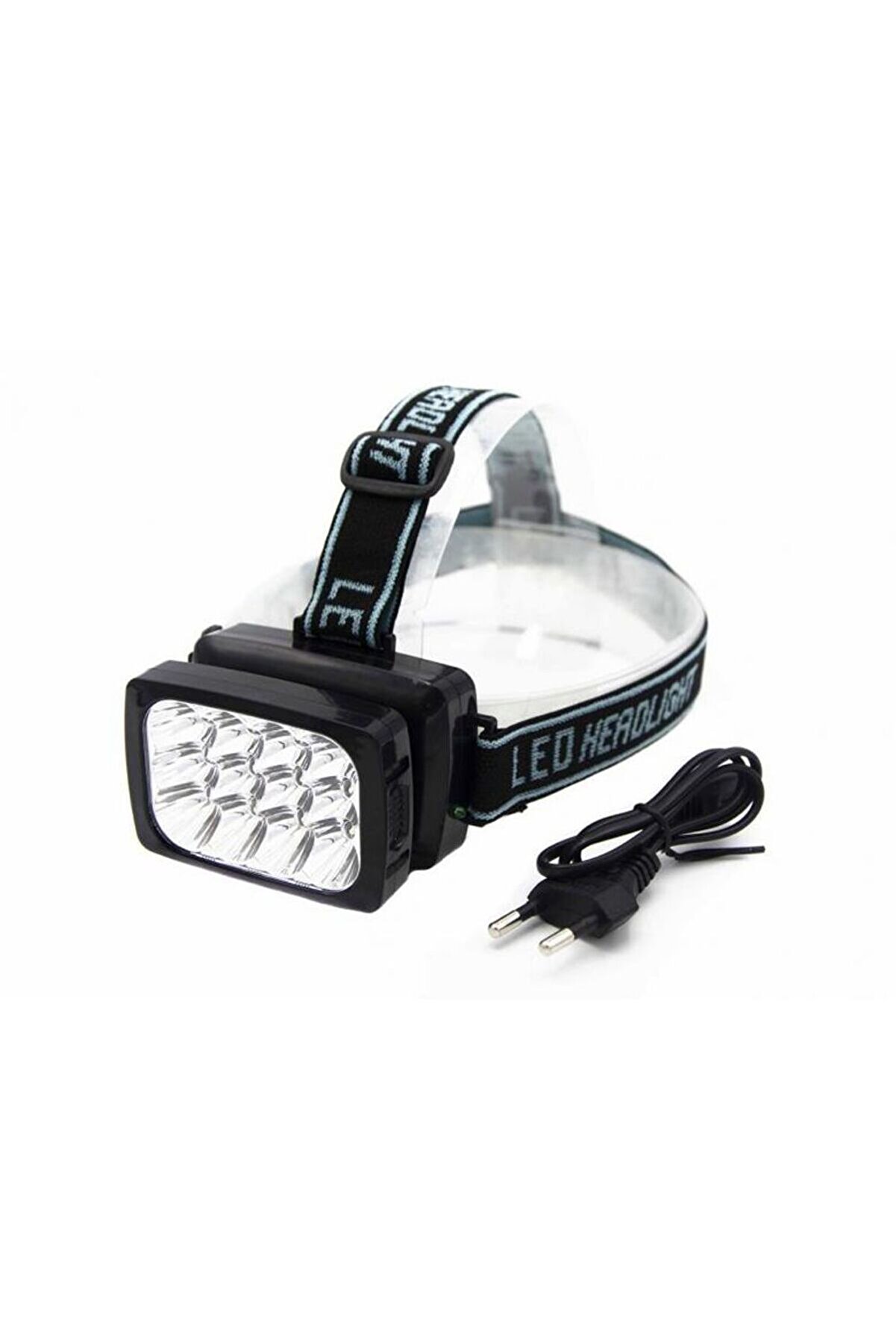 12 Ledli̇ Güçlü Şarjlı Kafa Lambası Watton -064 Tdrtr