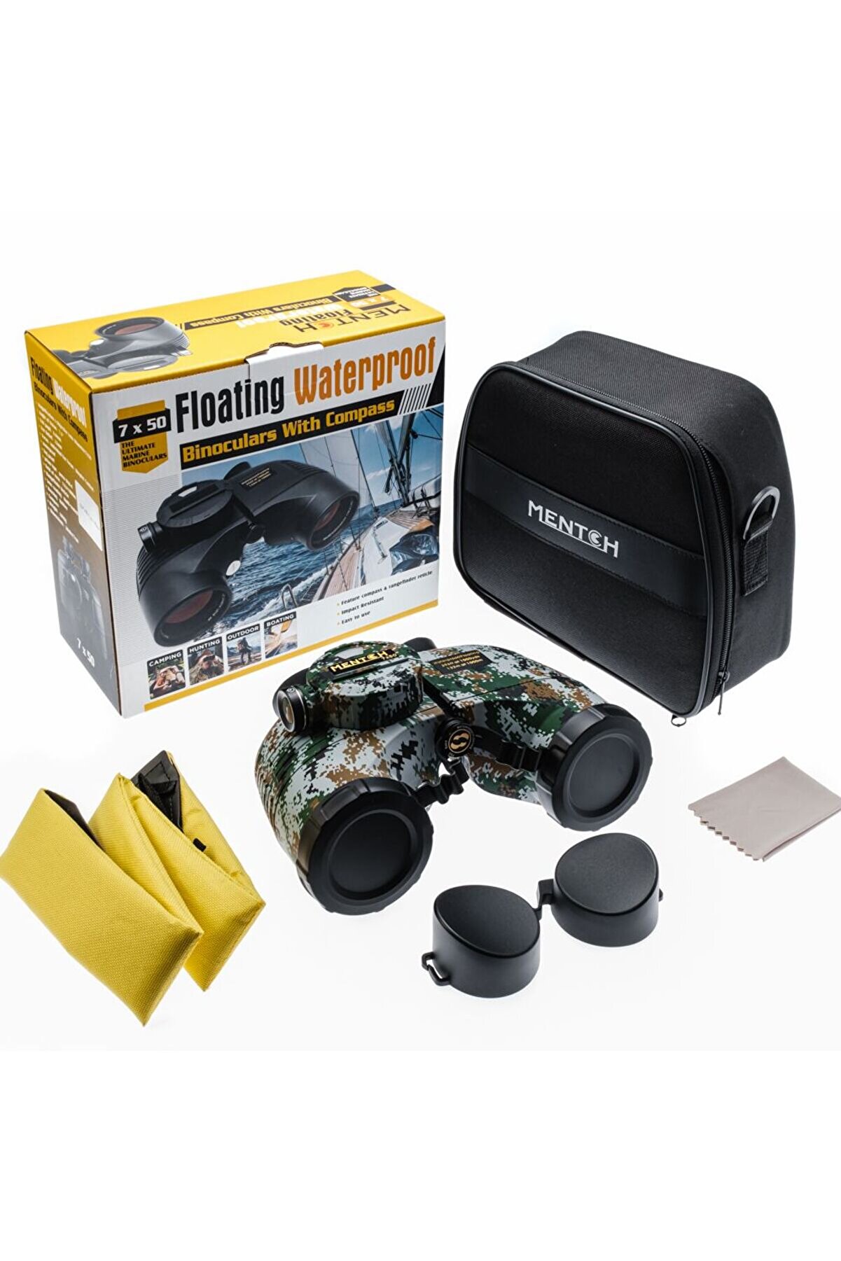 evimdeyokyok Mentch 7x50 Profesyonel Dürbün 1000m/132m Su Geçirmez Askeri Tdrtr