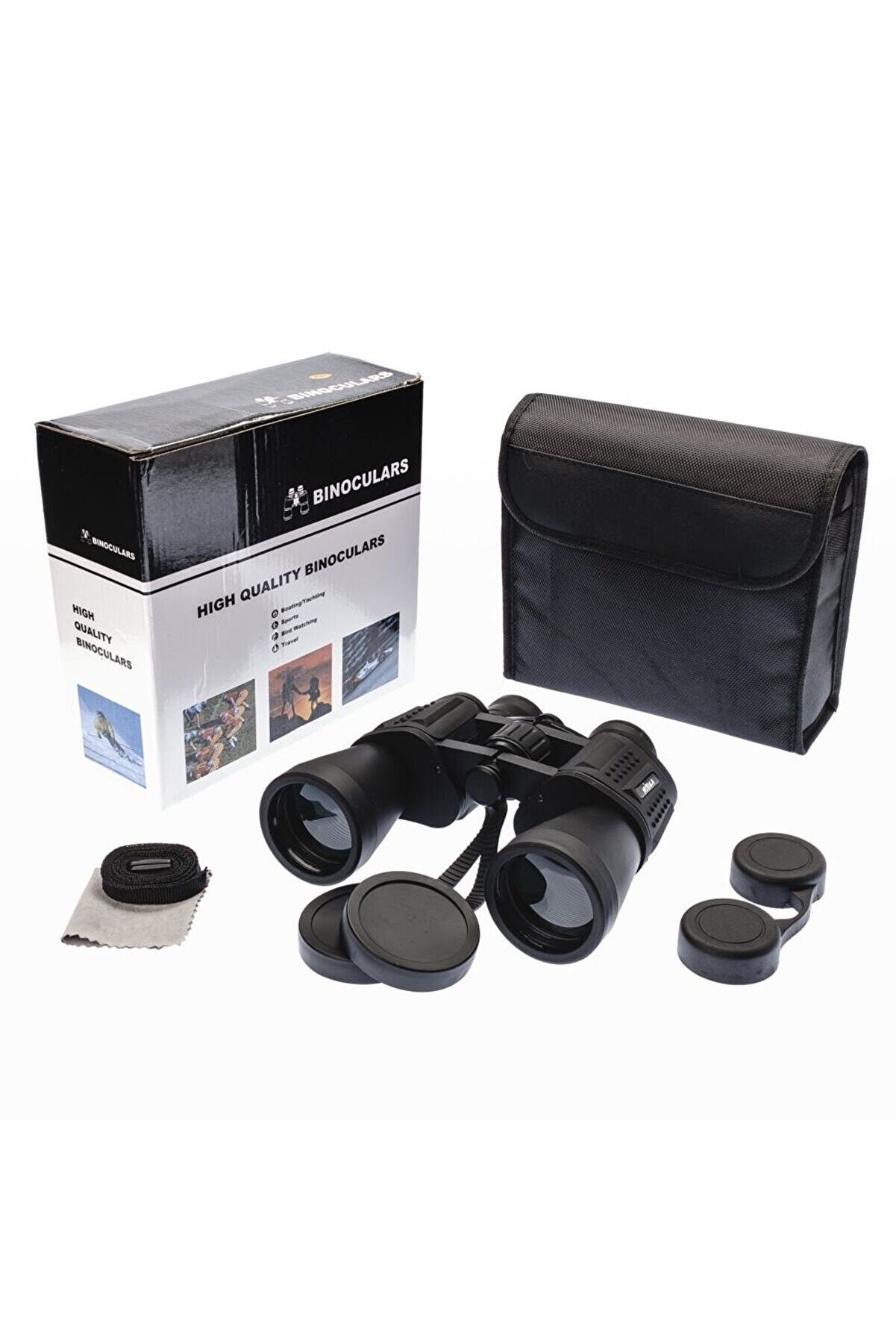 evimdeyokyok Nikula 7x50 – Geniş Ön Mercekli Profesyonel El Dürbünü – 1000m/56m – Siyah V3 Tdrtr