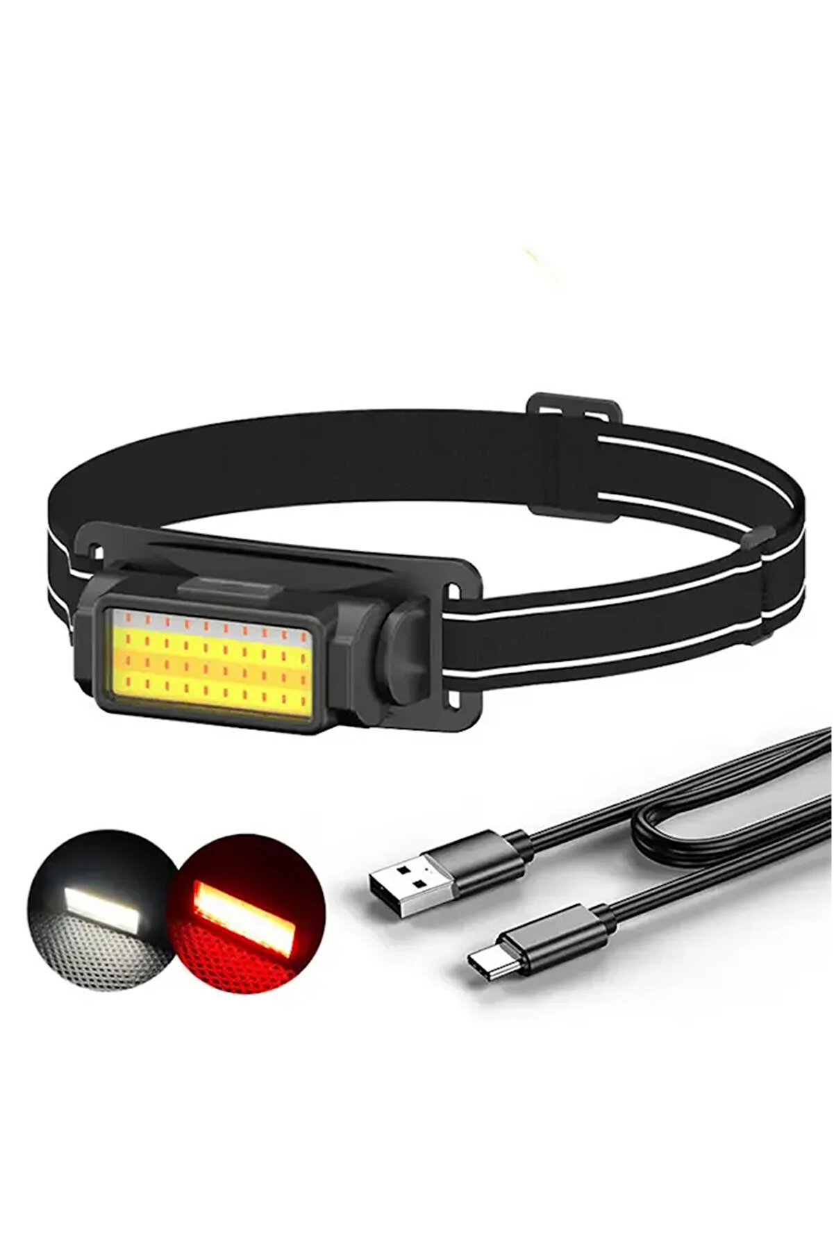 evimdeyokyok 50 Cob Led Kafa Lambası Watton Wt-650 Tdrtr