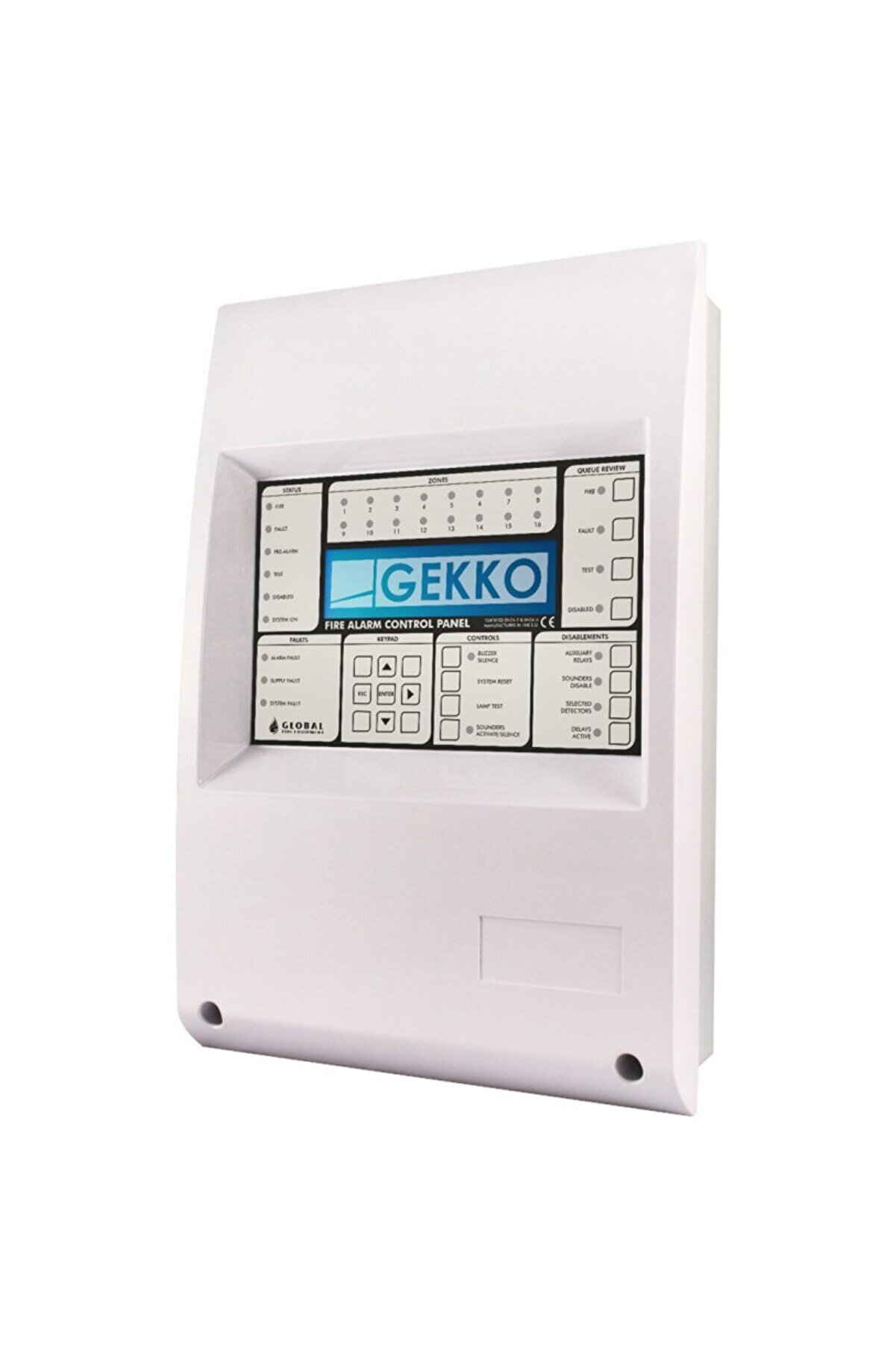 Gekko 3 3 Loop Yangın Alarm Kontrol Paneli̇ 375 Adres Tdrtr