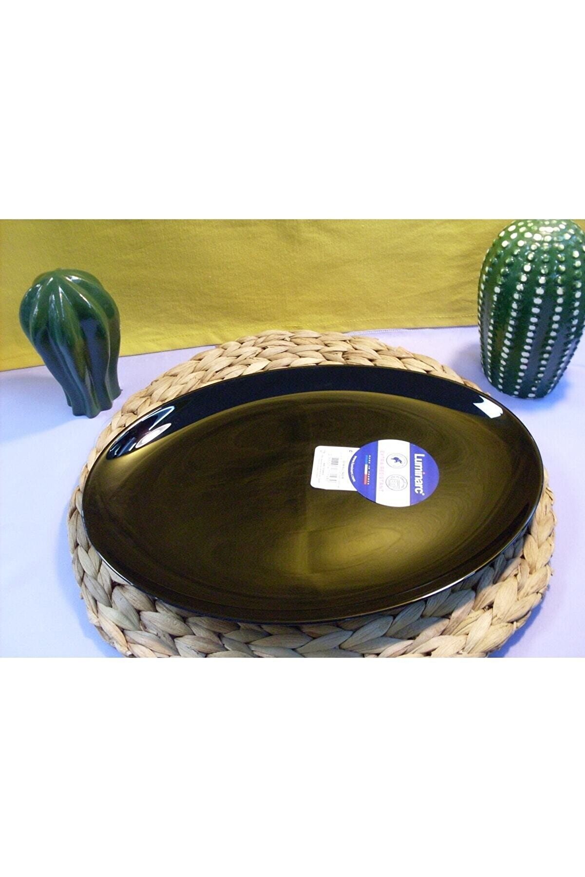 Lumi̇narc Faya Home Arcopal Si̇yah 32 Cm Pi̇zza Tabağı 2 Adet