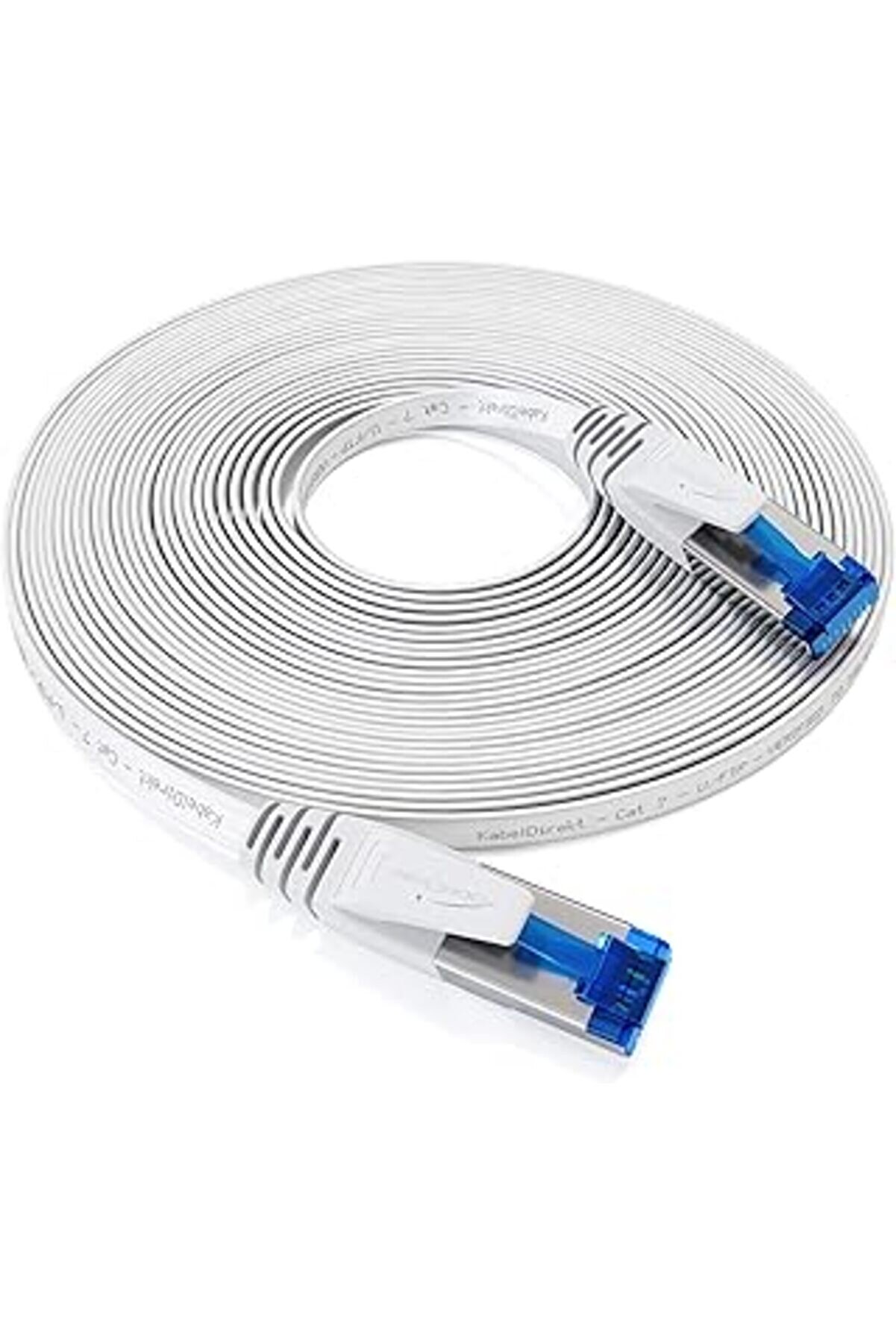 STOREMAX Kabeldirekt – Lan Kablosu Düz, Kırılmaz Yapı – 2m (cat7 Kablo, 10 Gbit/s, Özellikle Esnek Ve Kurulu